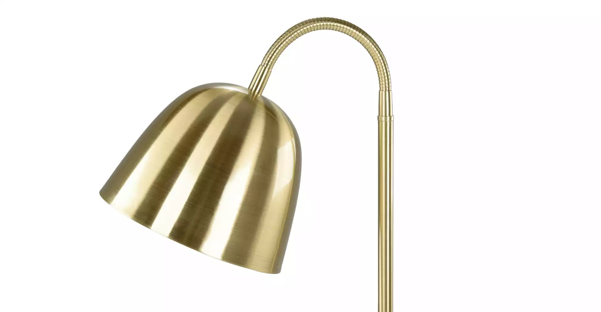 Lissom Floor Lamp, Brass