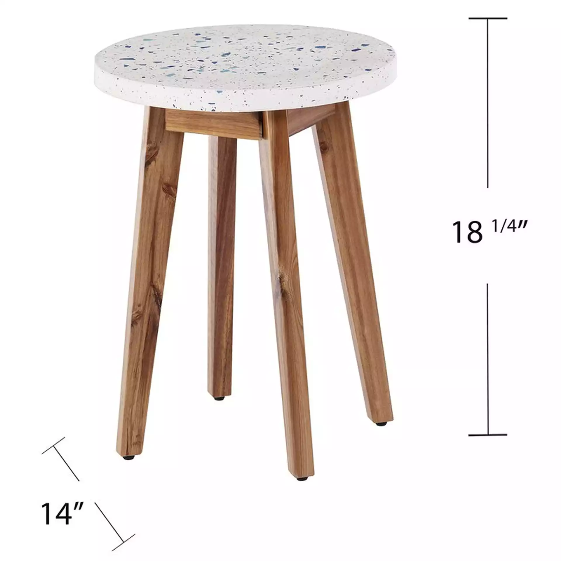 Cavin Stone/Concrete Side Table