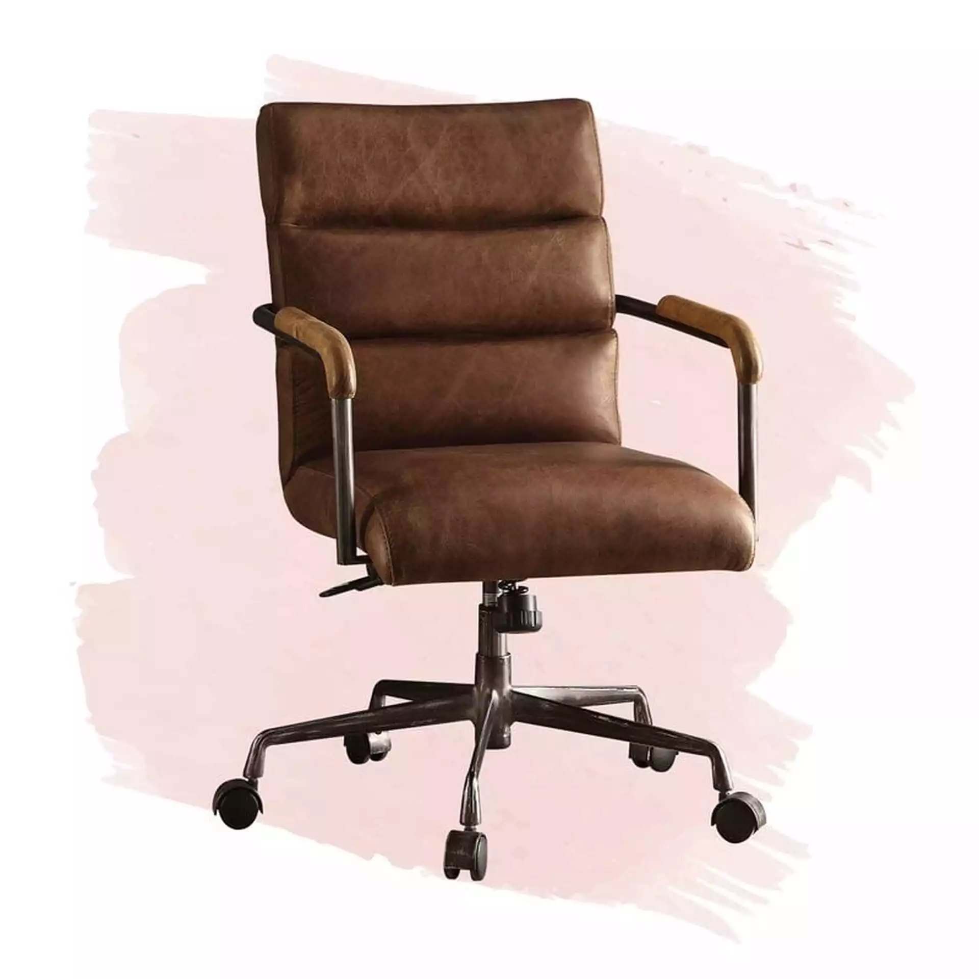 Hortencia Genuine Leather Conference Chair