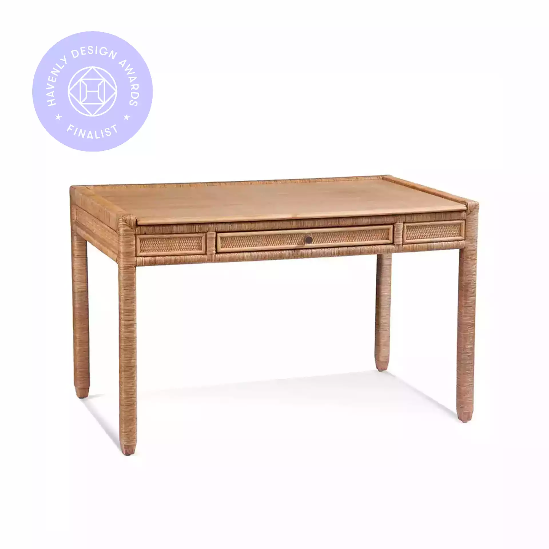 Braxton Culler Pine Isle Solid Wood Desk, Honey