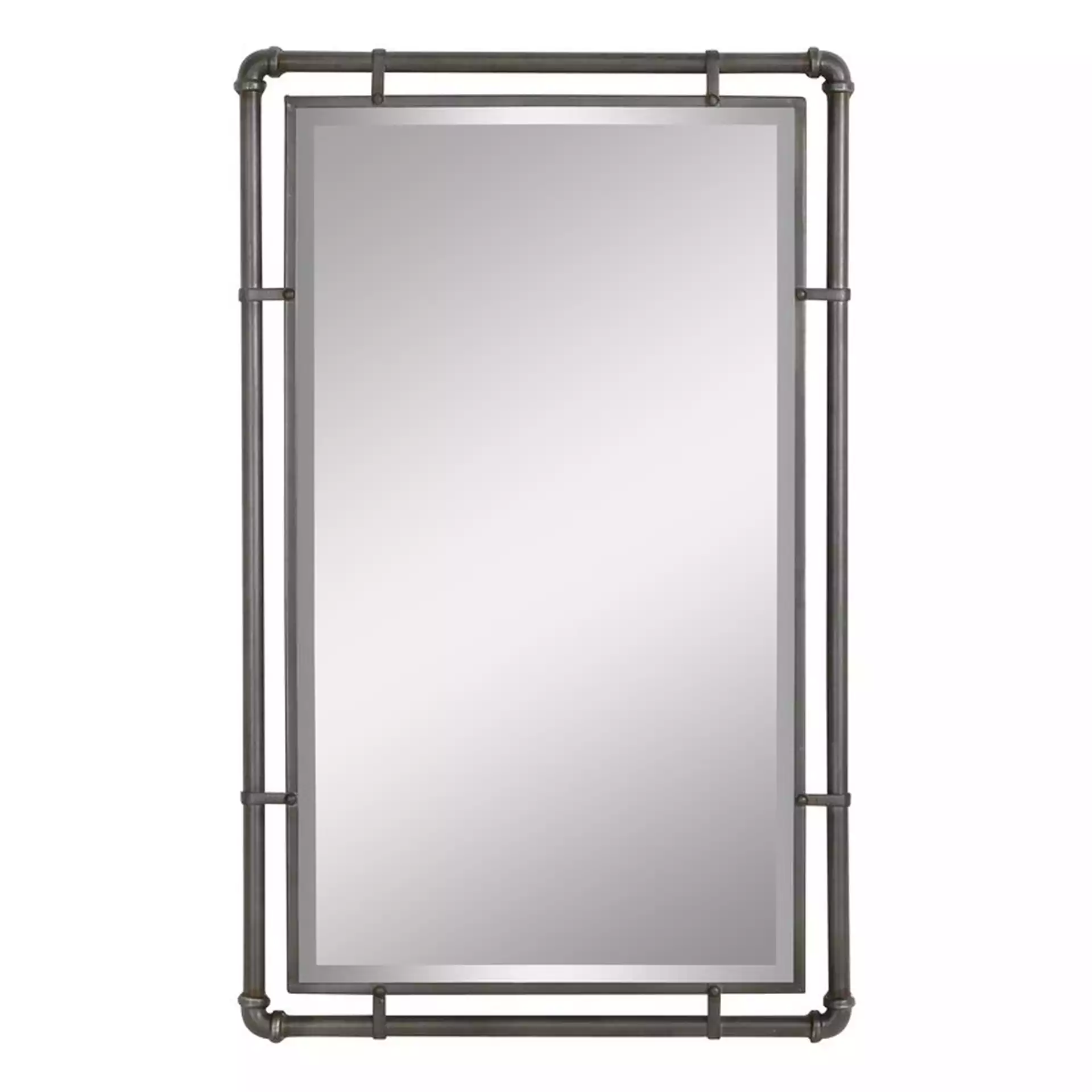 Kori Industrial Metal Wall Mirror