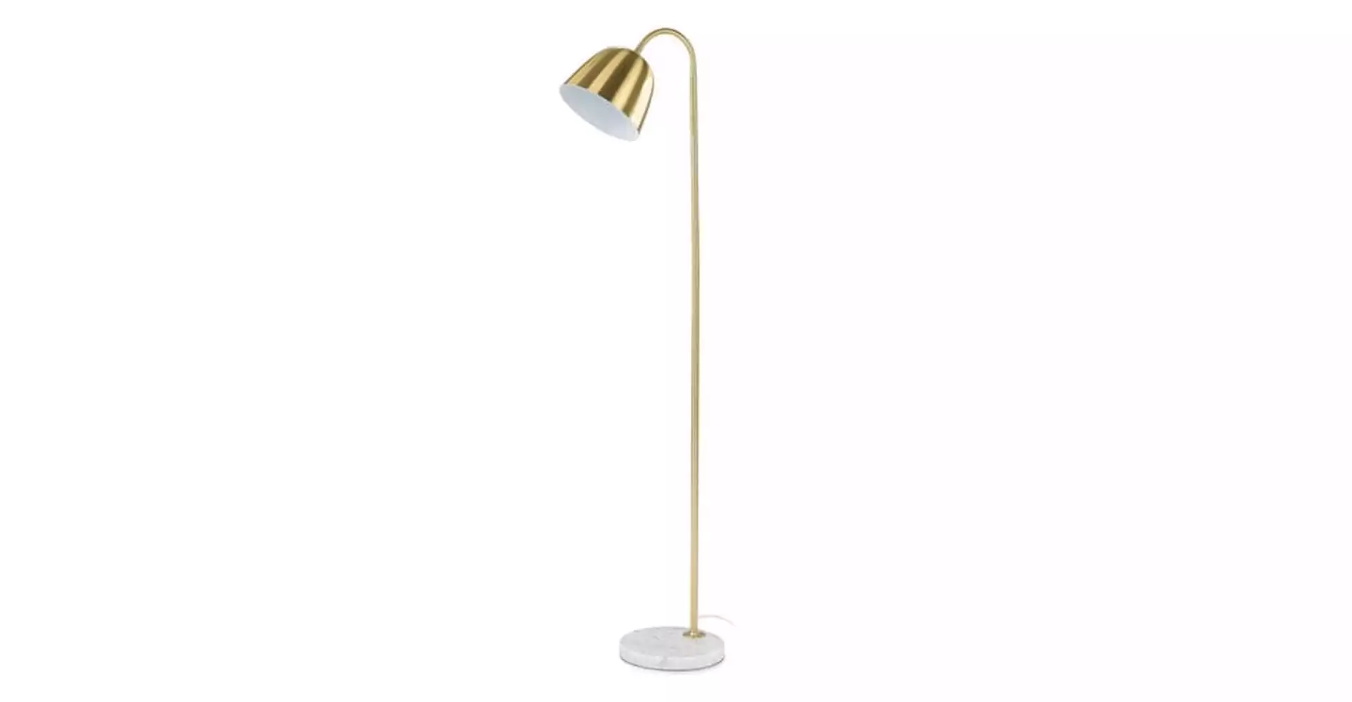 Lissom Floor Lamp, Brass