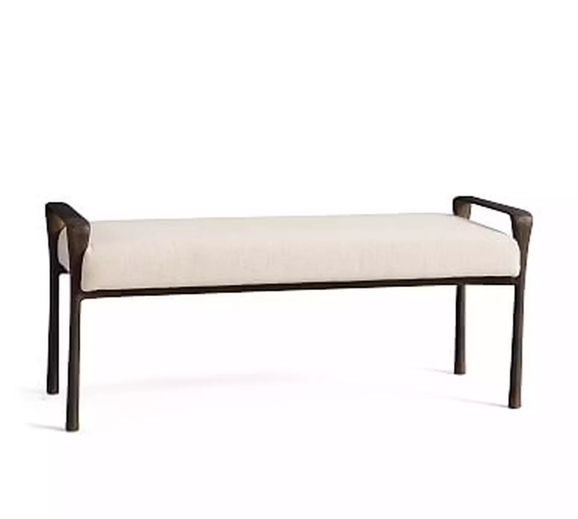 Bodhi End of Bed Bench, Bronze