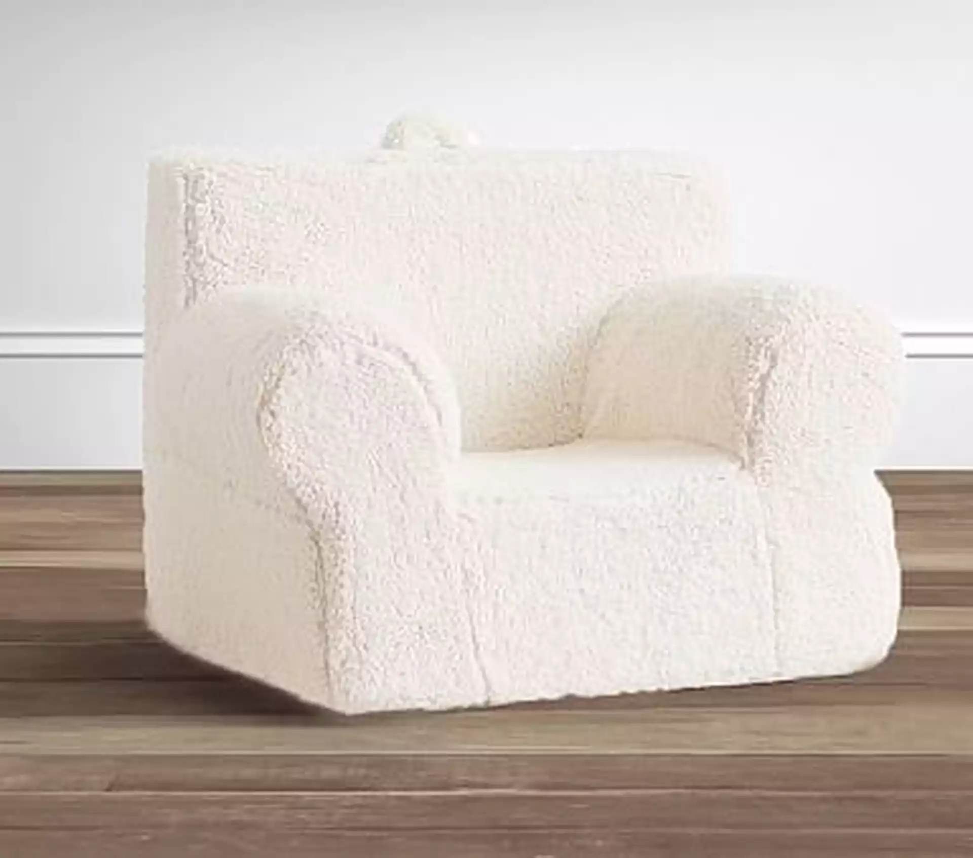 Oversized Cream Sherpa Anywhere Chair(R)