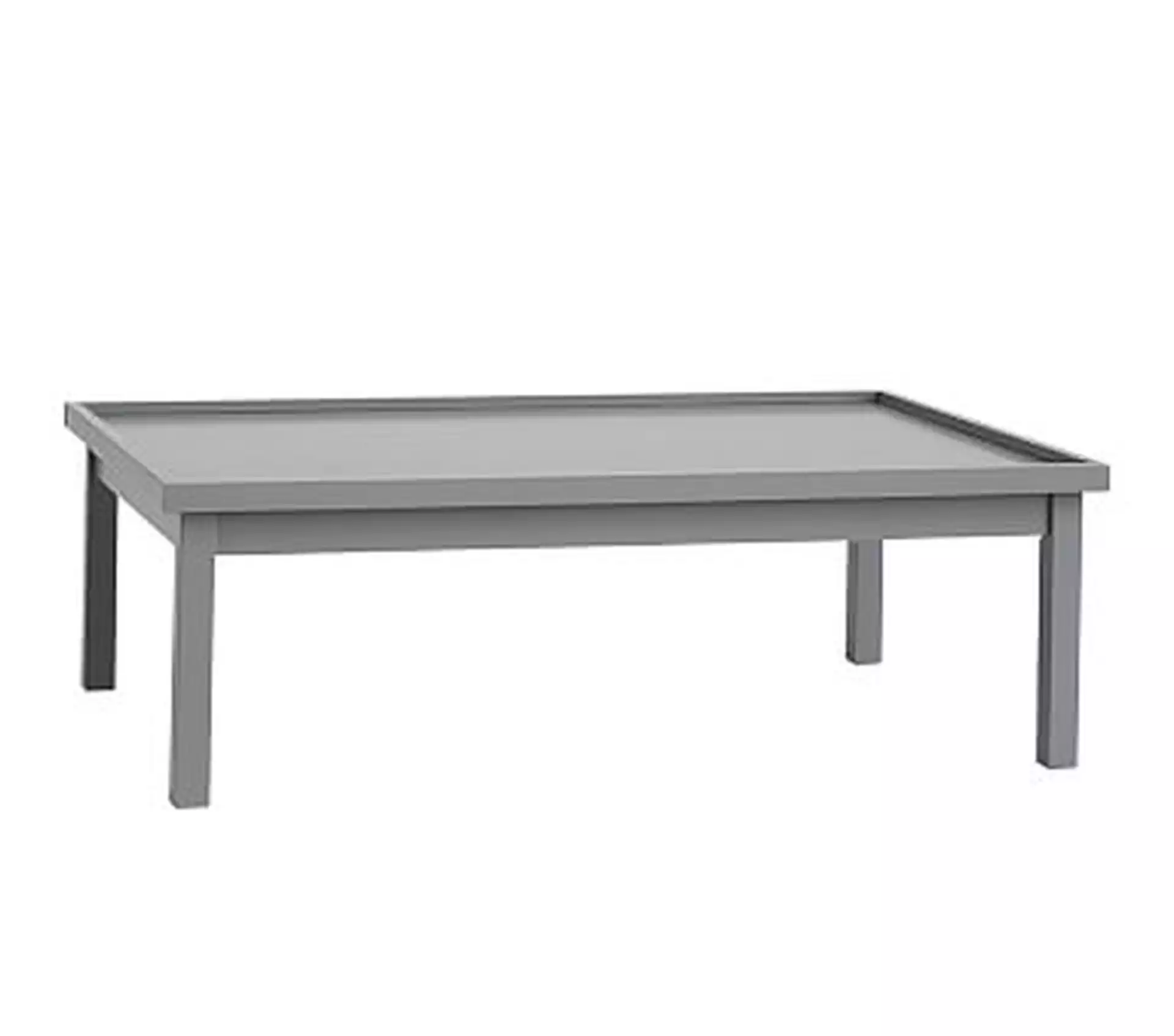 Carolina Activity Table with Low Legs, Charcoal