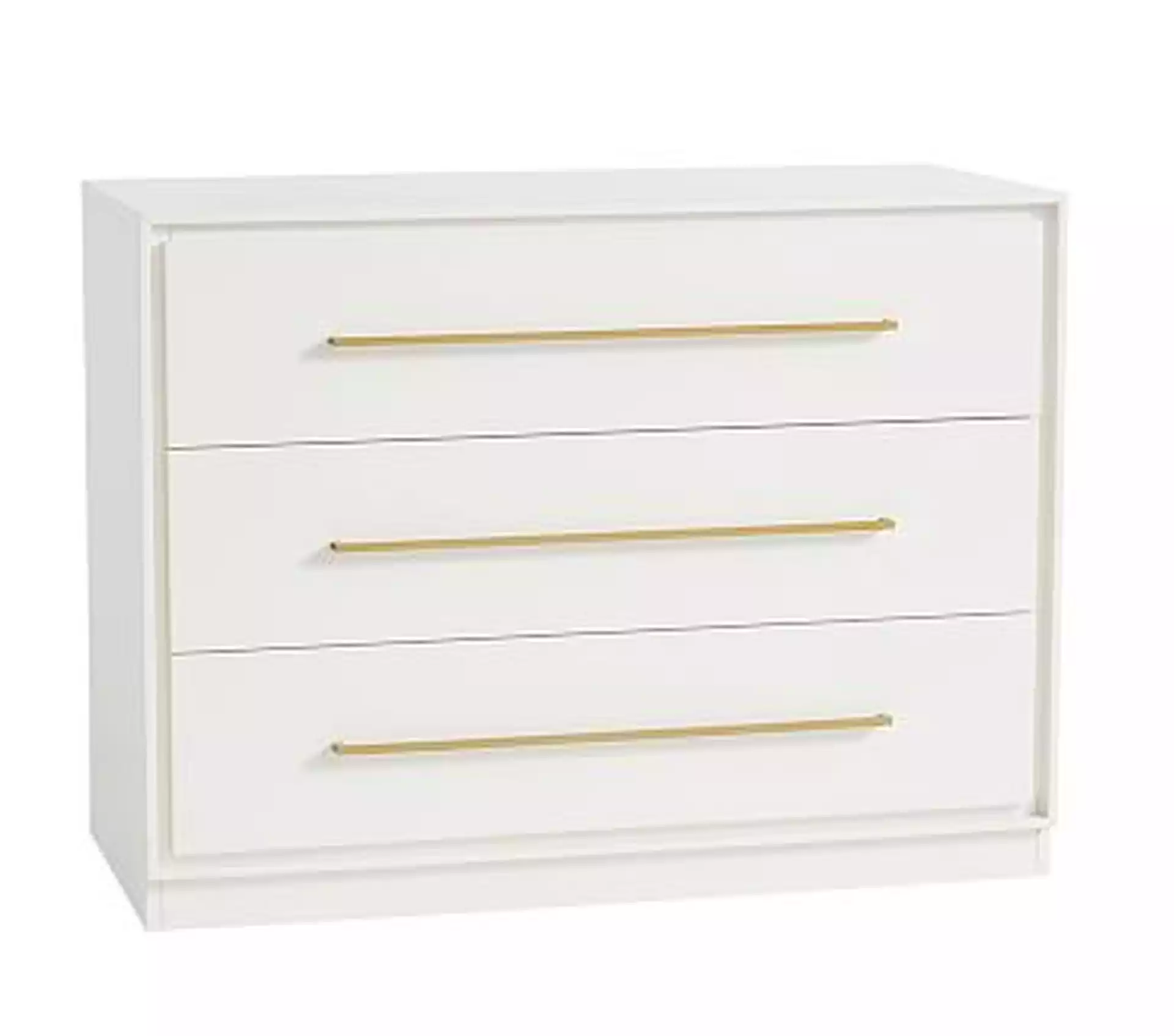 Art Deco Dresser, Simply White, Unlimited Flat Rate Delivery