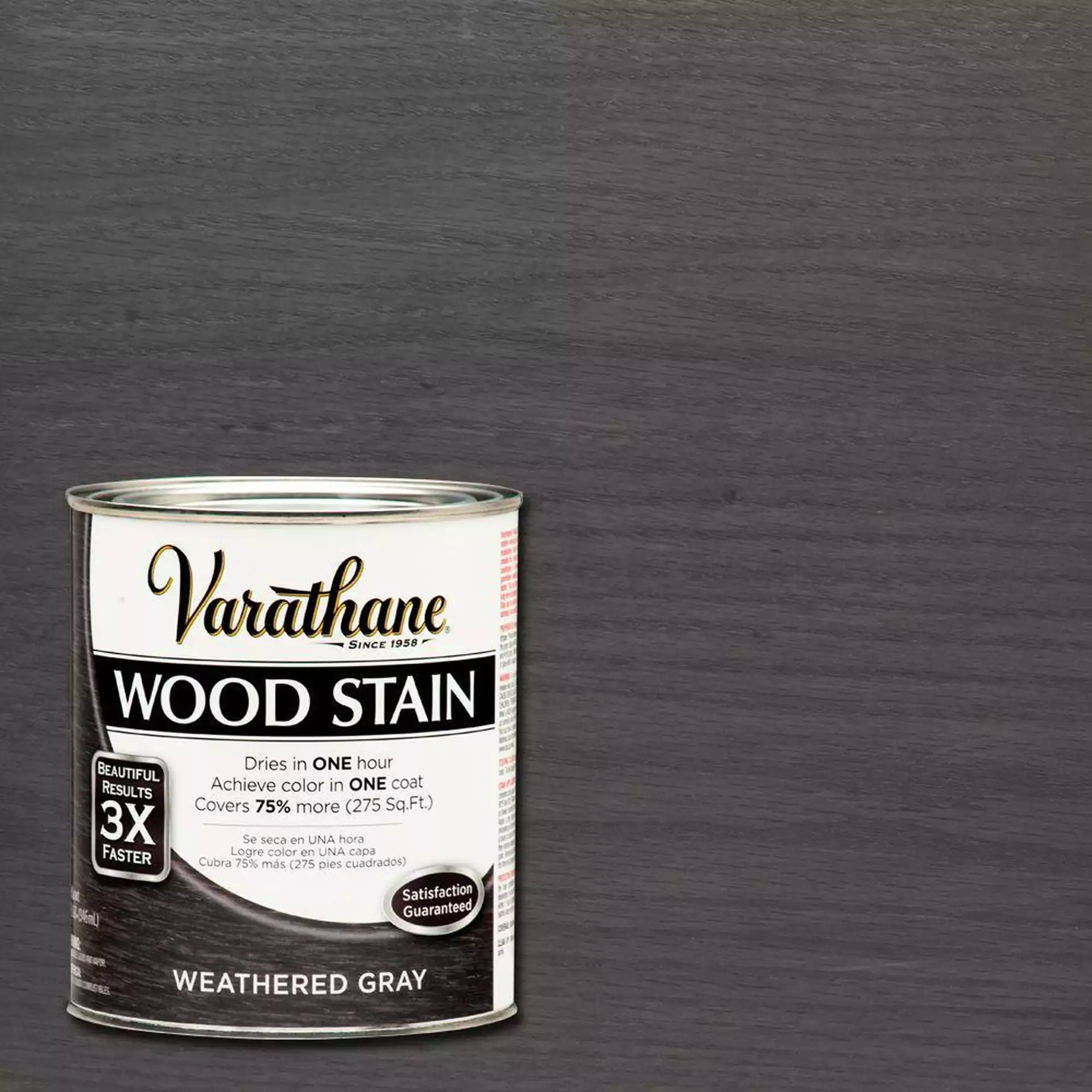 Varathane 1 qt. 3X Weathered Gray Premium Wood Stain (Case of 2)