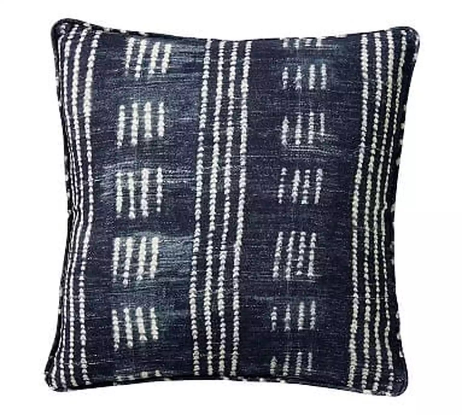 Shibori Dot Pillow Cover, Blue, 20" x 20"