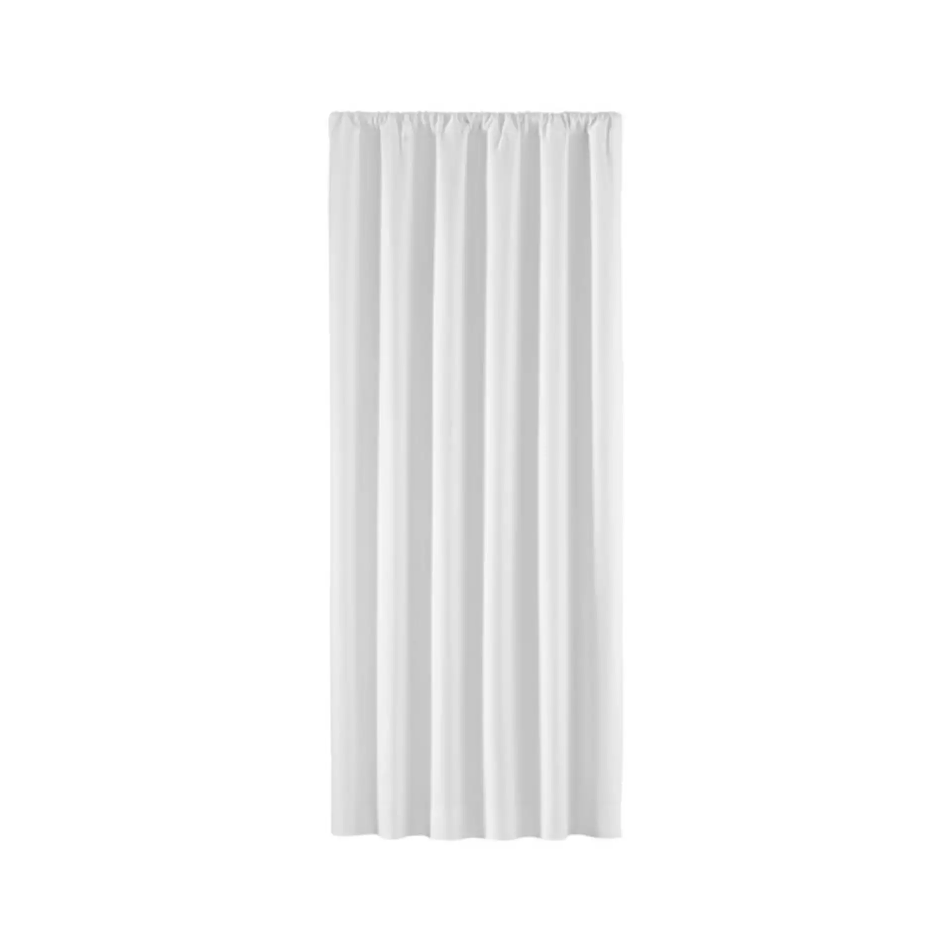 Wallace White Blackout Curtain Panel 52"x96"
