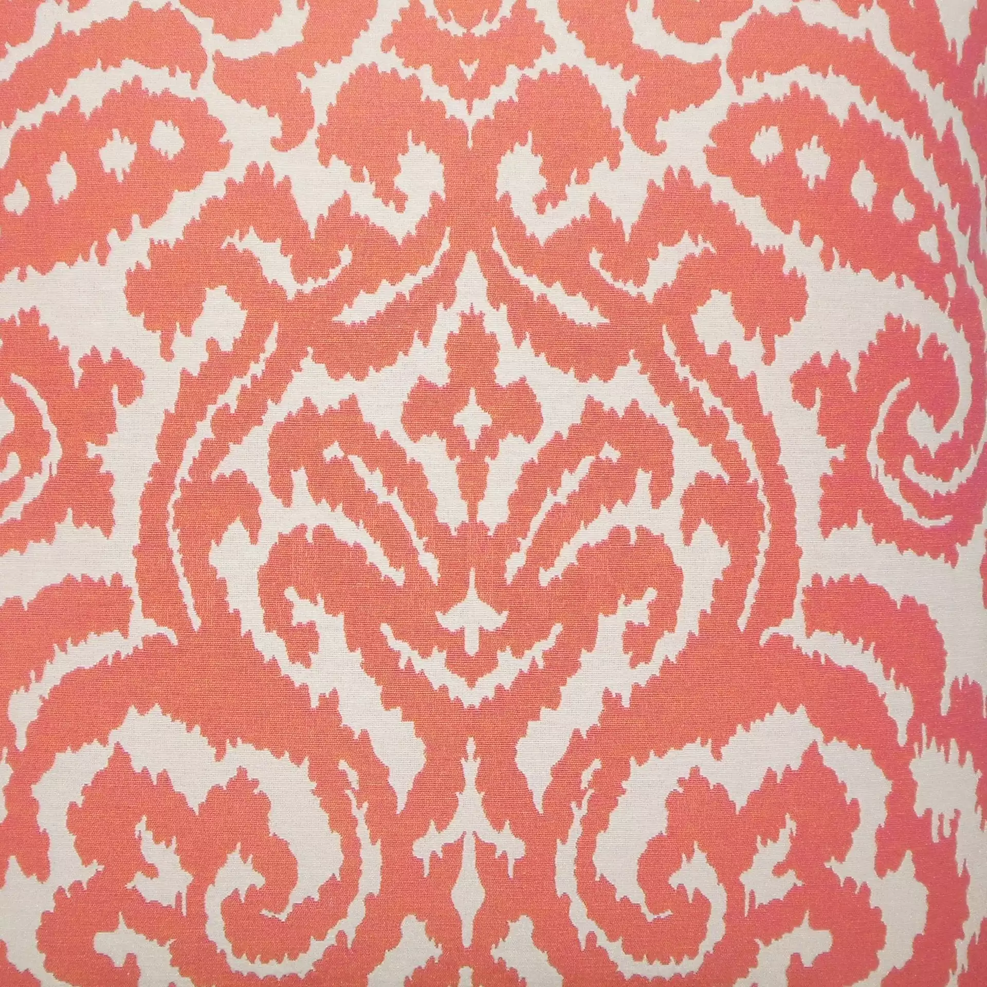 Wafai Ikat Pillow Coral - 18x18 - With insert