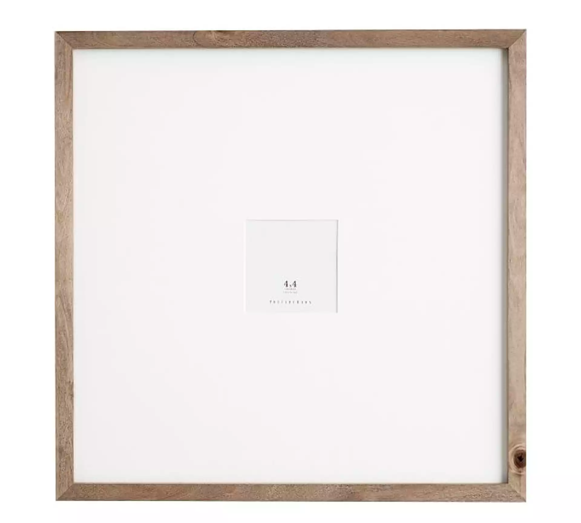 Wood Gallery Single Opening Oversized Mat Frames, 4" x 4" Photo
