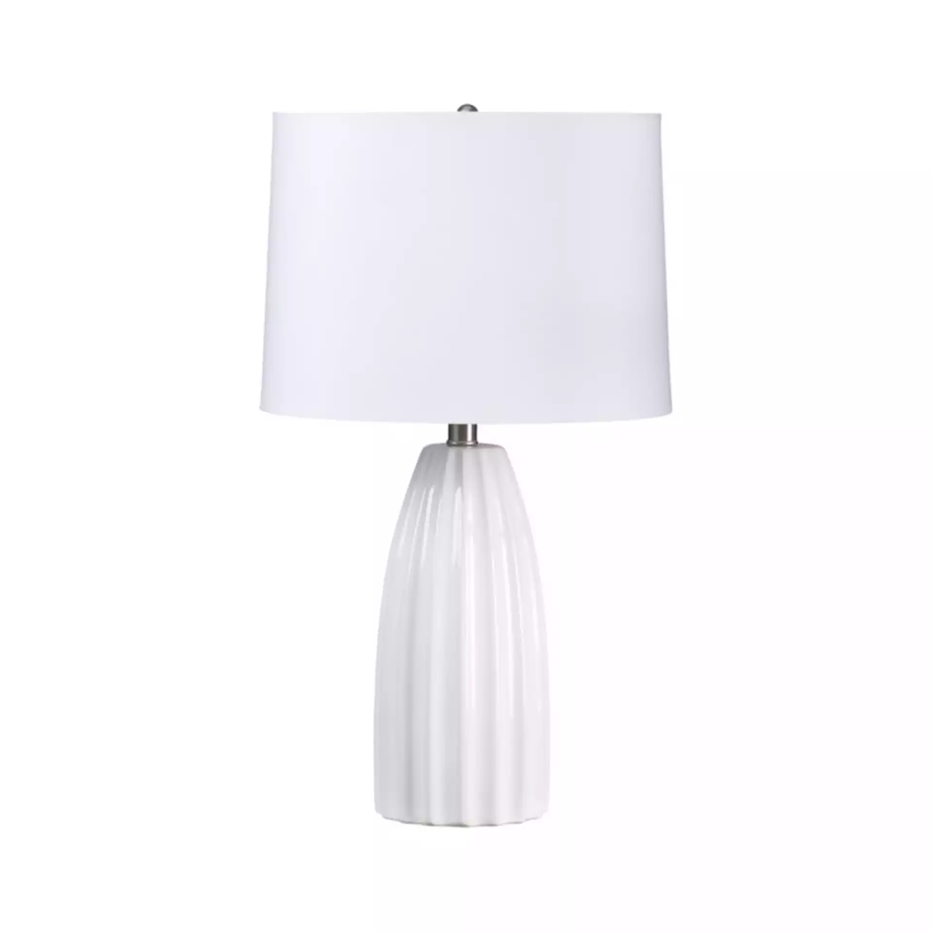 Ella Table Lamp, White