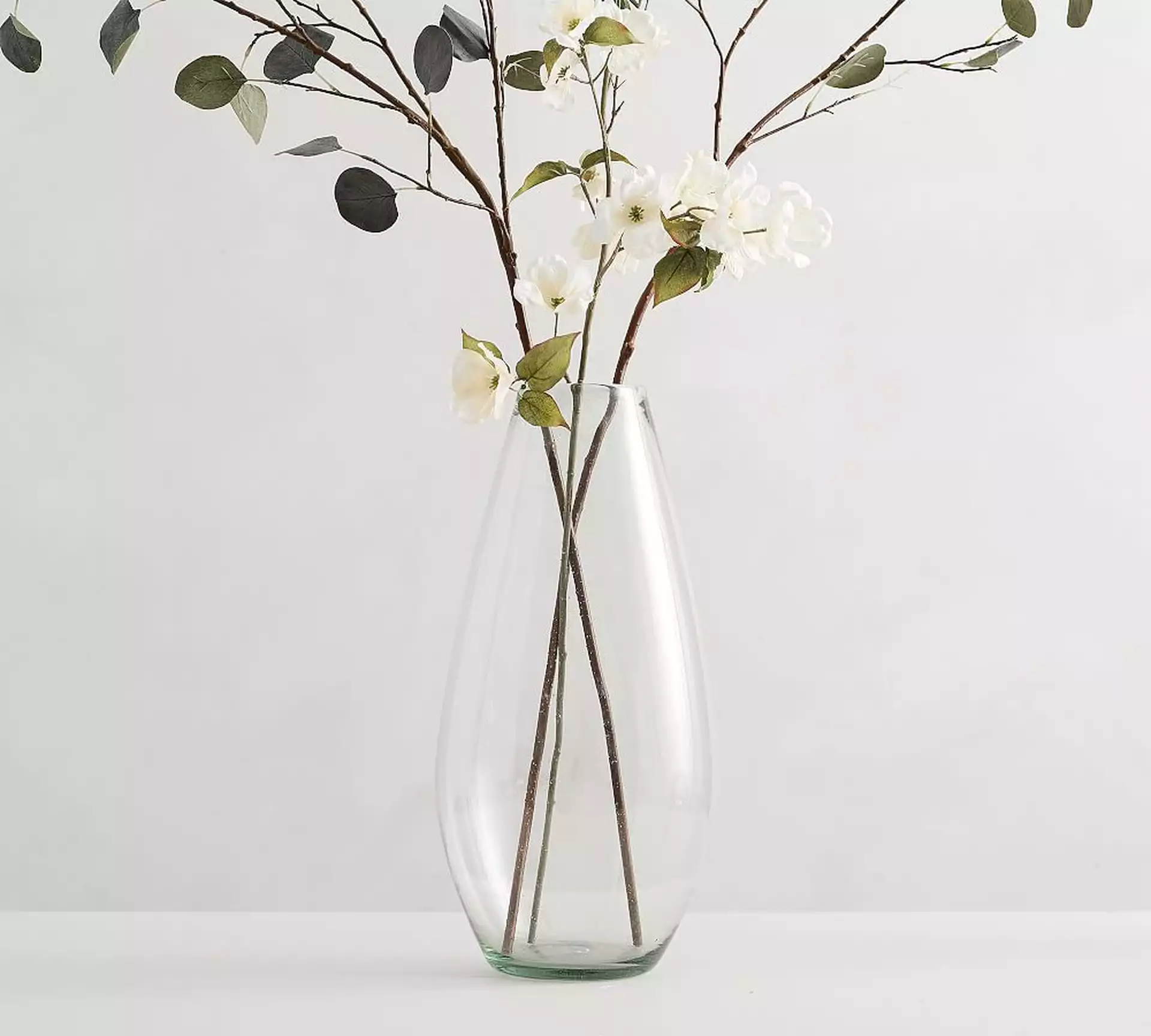 Nouvel Recycled Glass Vases, Tall