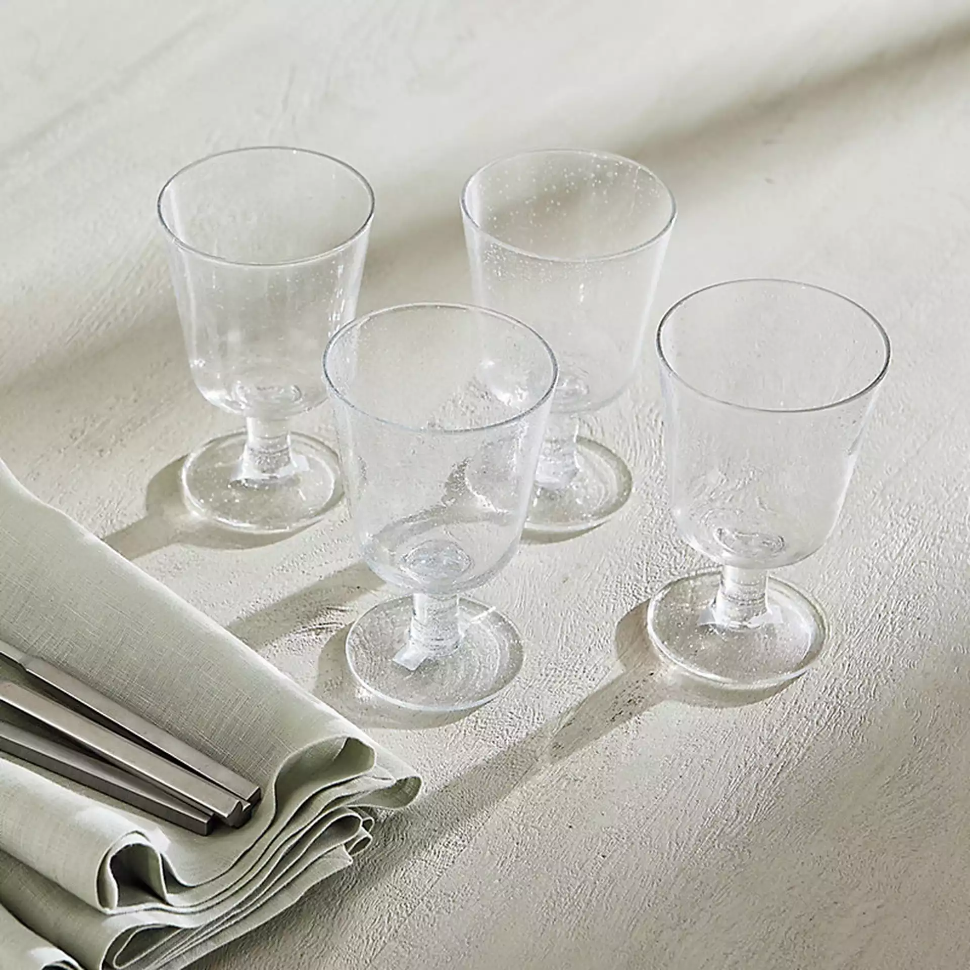 Set of 4 Ayla Wine Glasses    - Ballard Designs