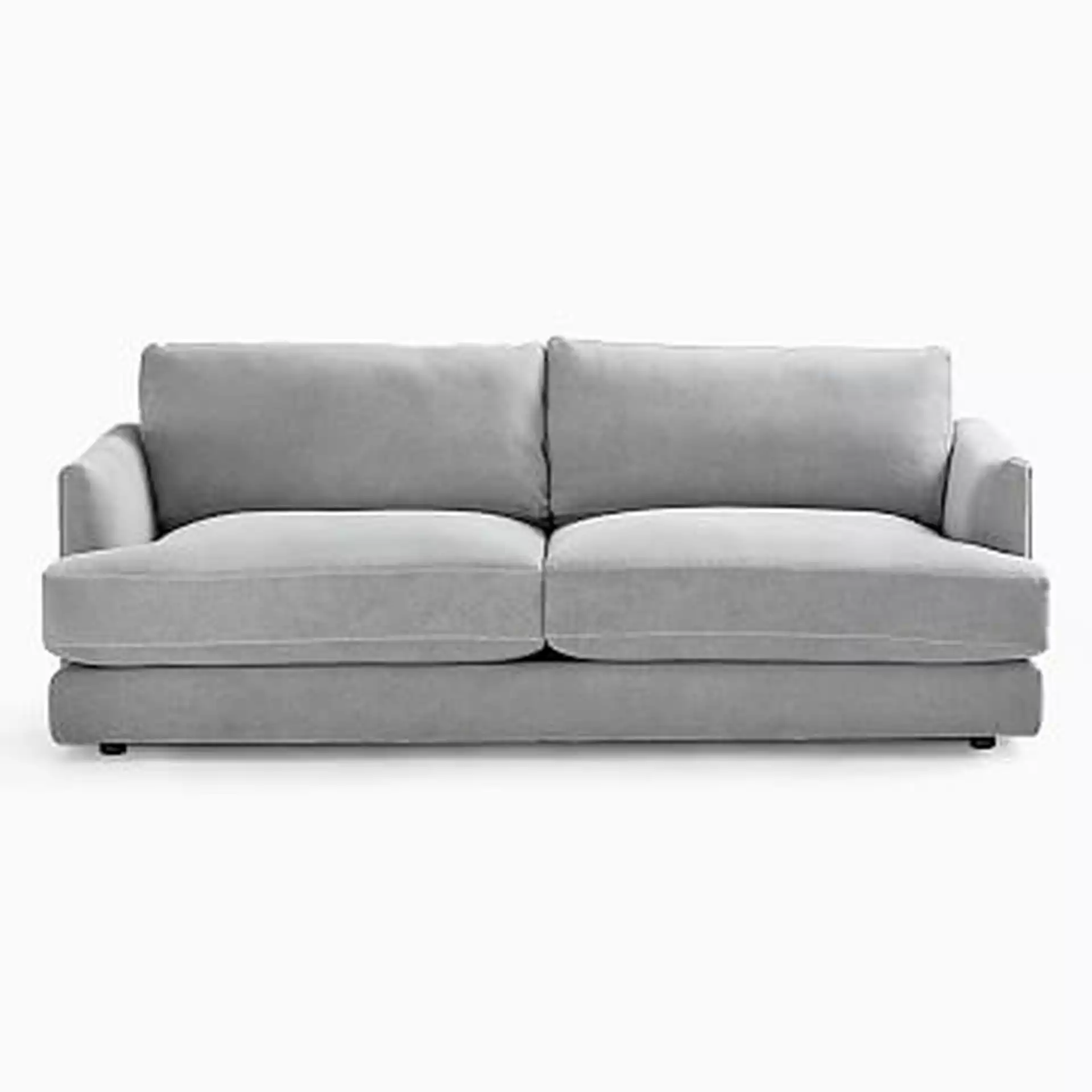 Haven Grand Sofa, Poly, Performance Basketweave, Alabaster, Concealed Supports