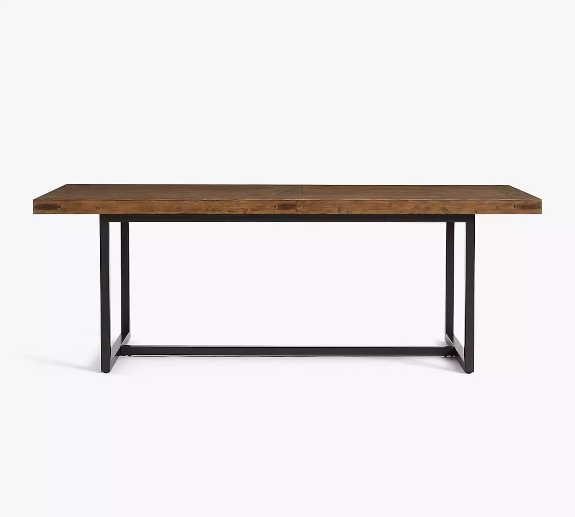 Malcolm Extending Dining Table, Glazed Pine, 86"-122"