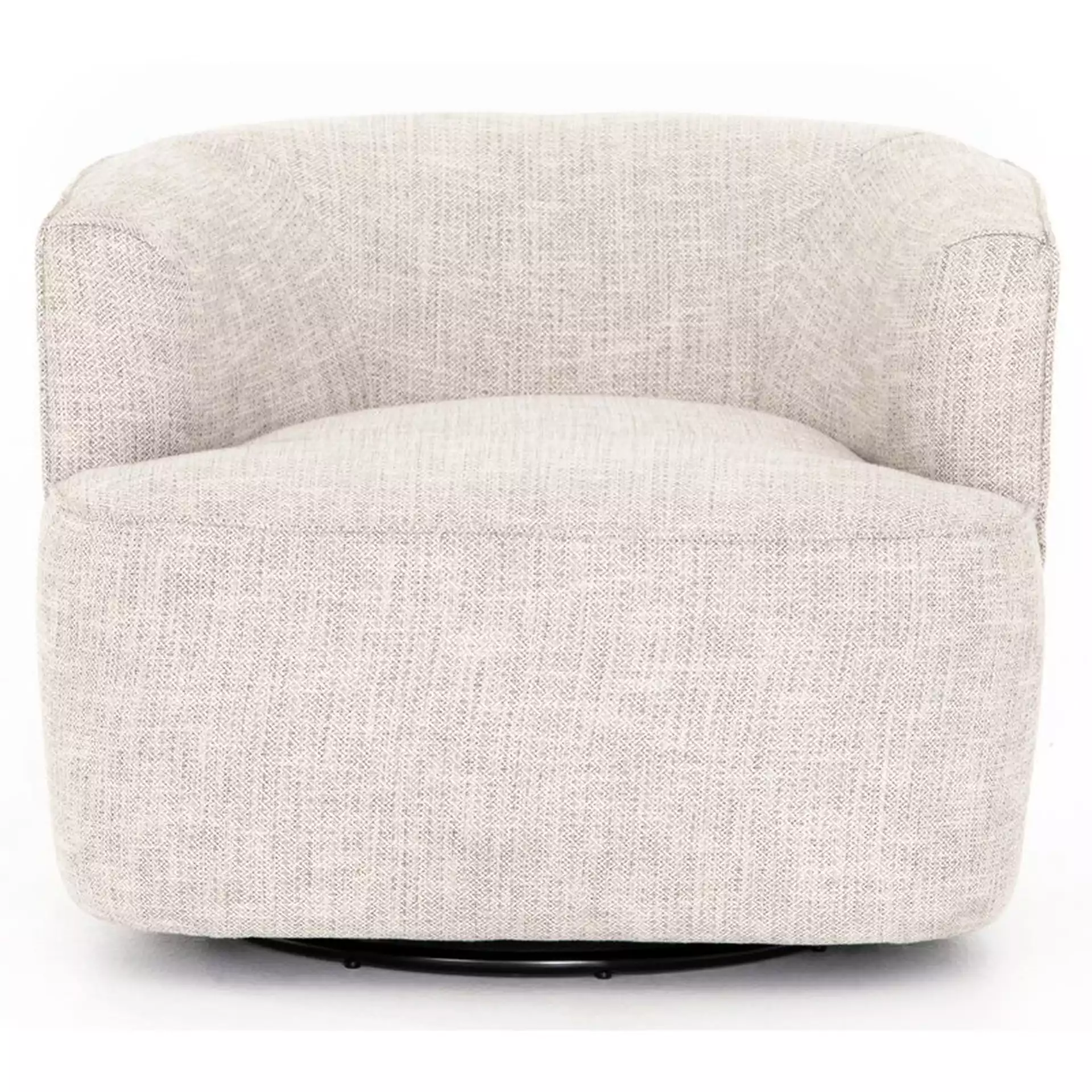 Four Hands Ollis Mila Swivel Barrel Chair Upholstery Color: Brazos Dove
