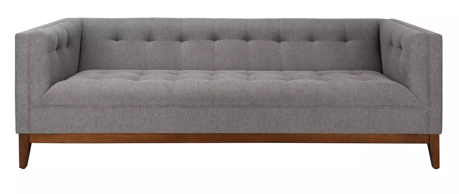 Garnet Linen Tufted Sofa - Light Grey - Arlo Home