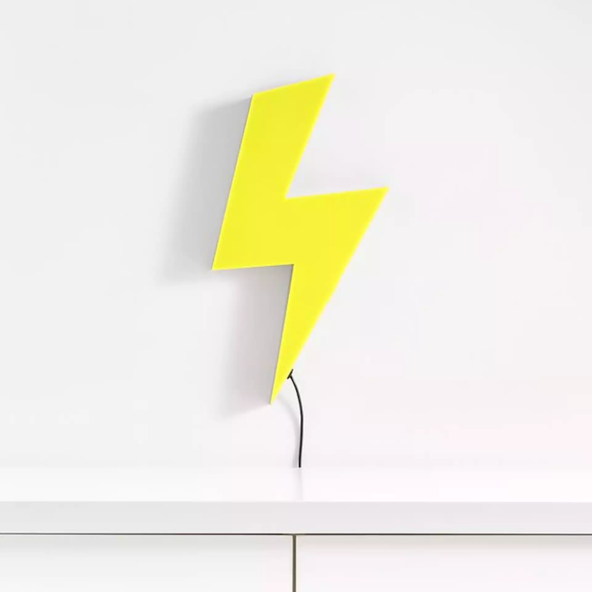 LED Lightning Bolt Wall Light
