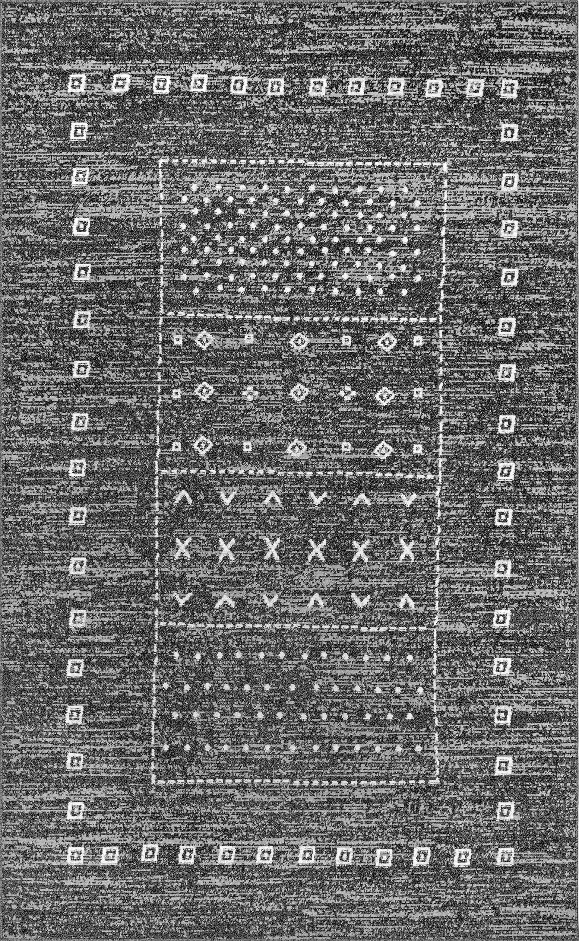  Leighton Soft Tribal Panel Area Rug