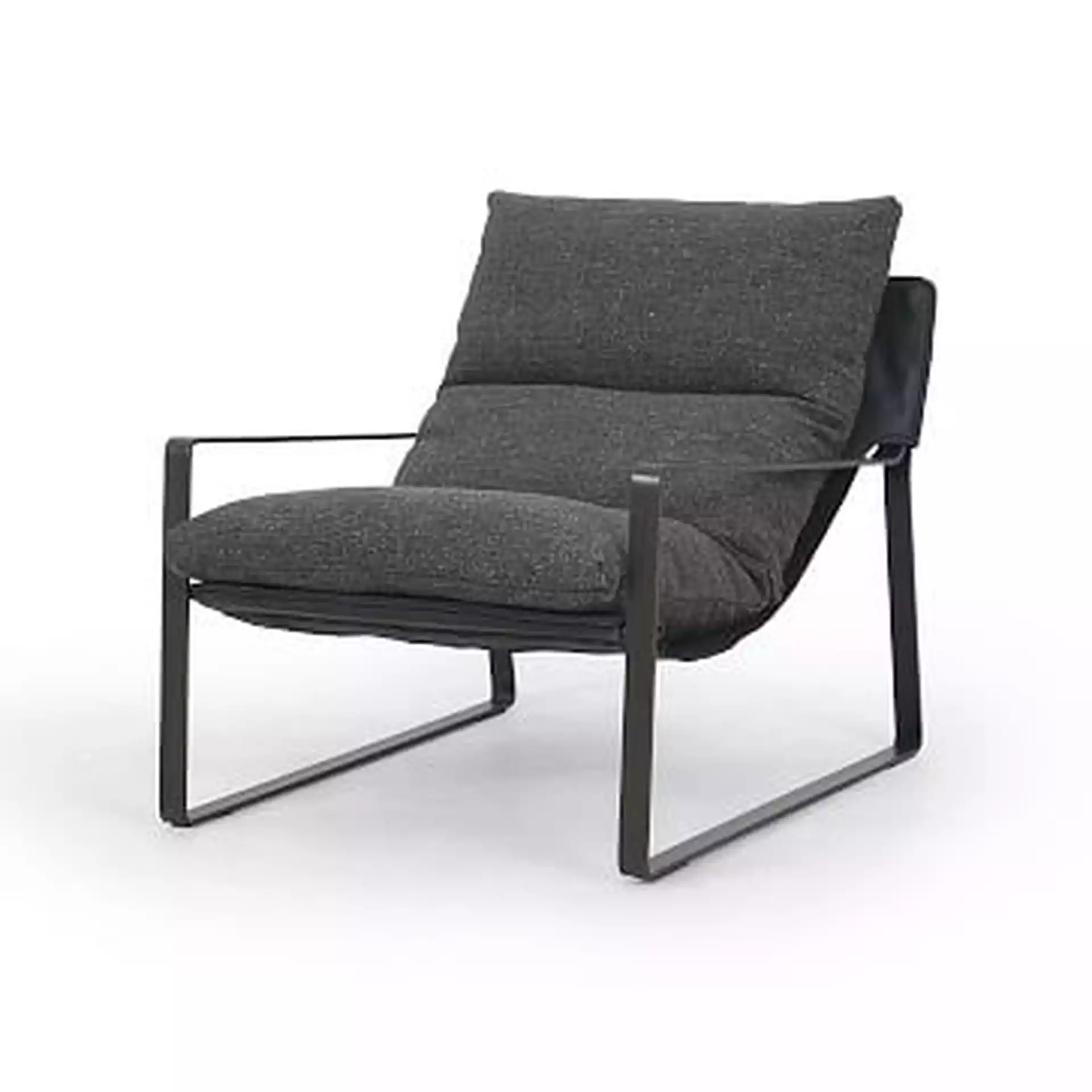 Metal Frame Sling Chair, Thames Ash