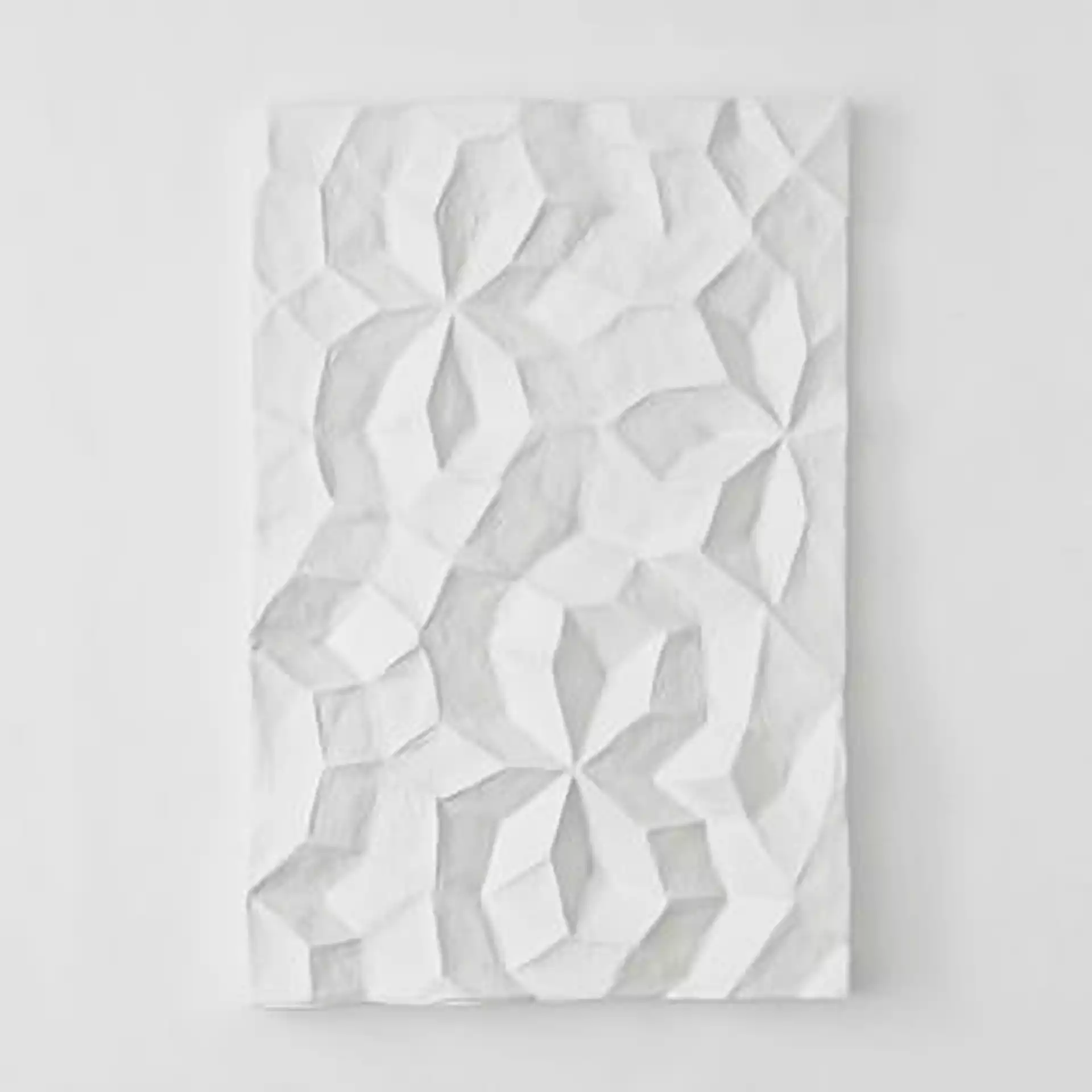 Paper Mache Geo Panel Wall Art, Panel I