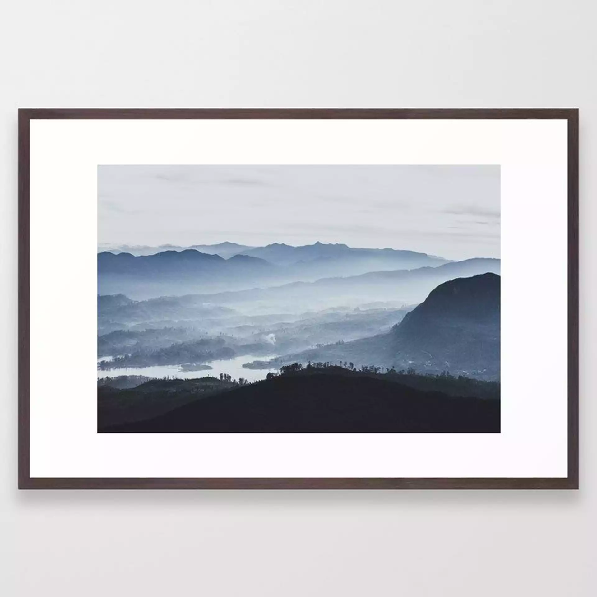 Sri Lanka Framed Art Print by Luke Gram - Conservation Walnut - LARGE (Gallery)-26x38