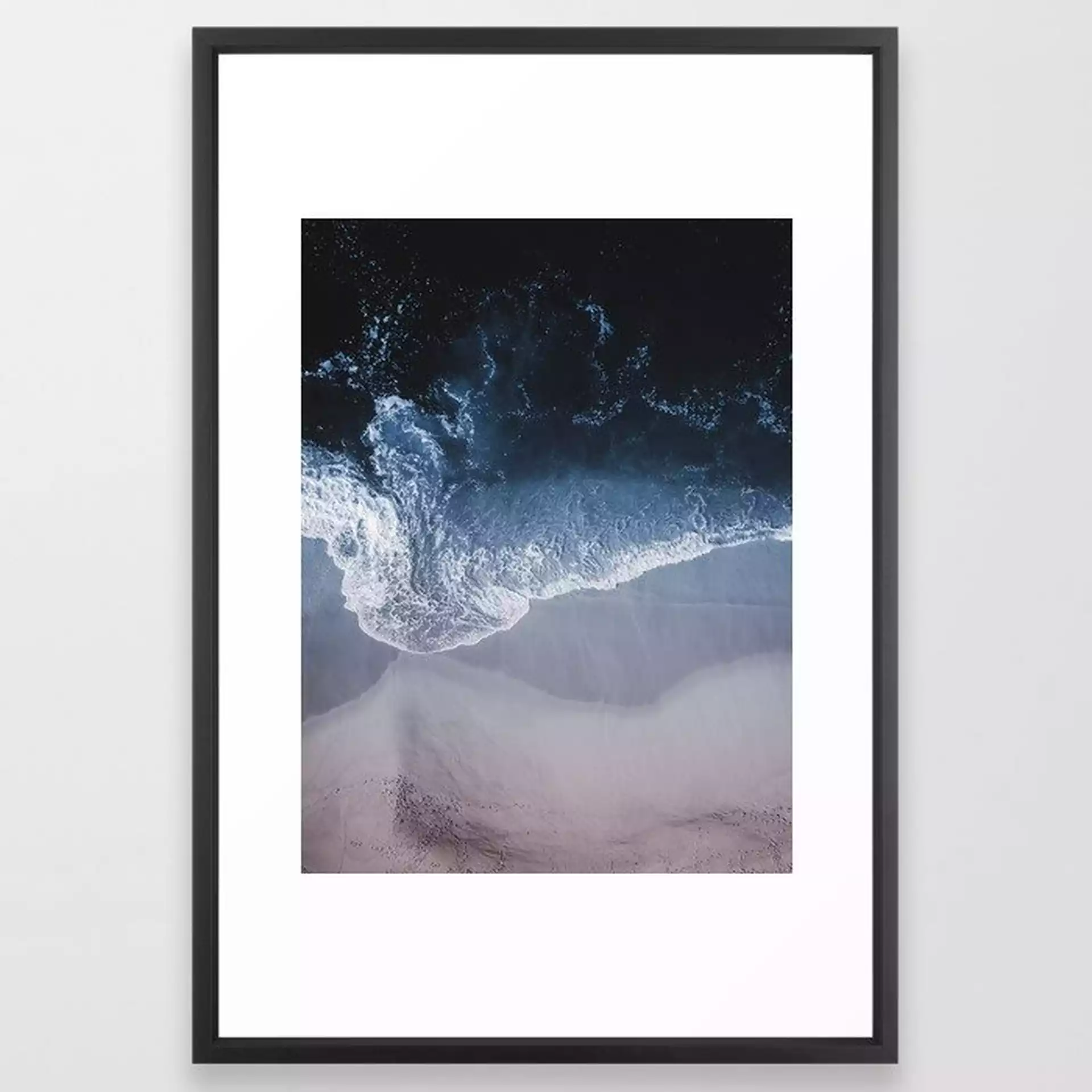 Deep Blue Ii Framed Art Print by Ingrid Beddoes Photography - Vector Black - LARGE (Gallery)-26x38