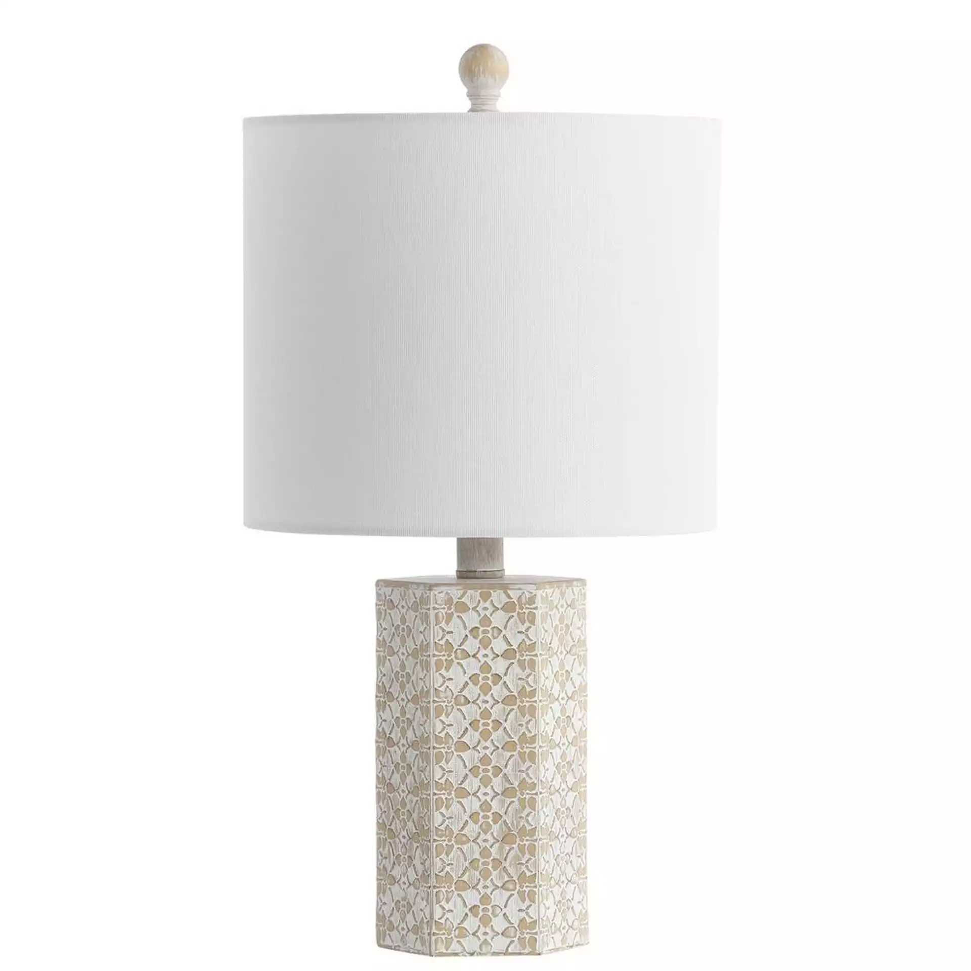 Makayla Table Lamp, Beige, 18.75"