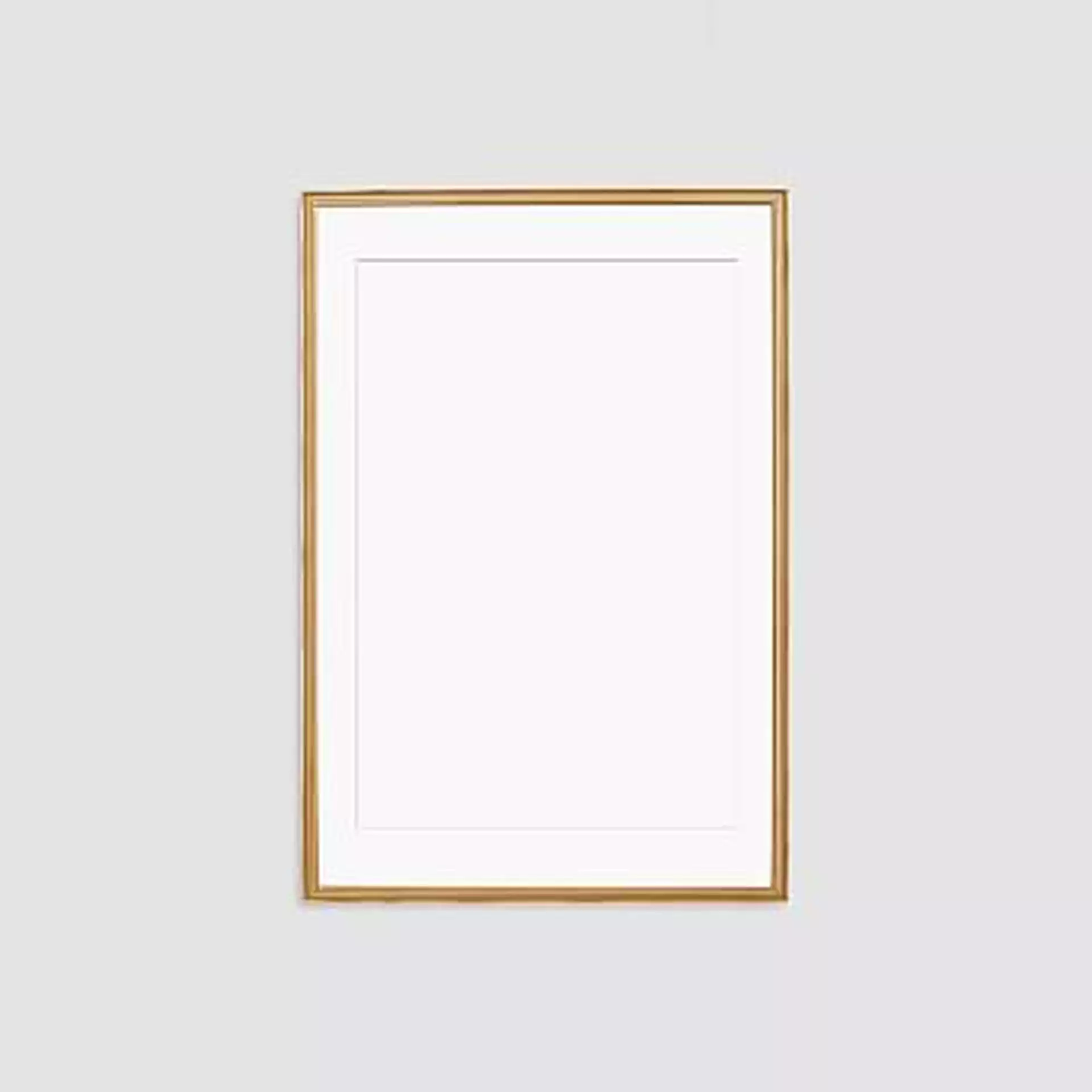 Simply Framed Oversized Gallery Frame – Antique Gold/Mat / 24"X36"
