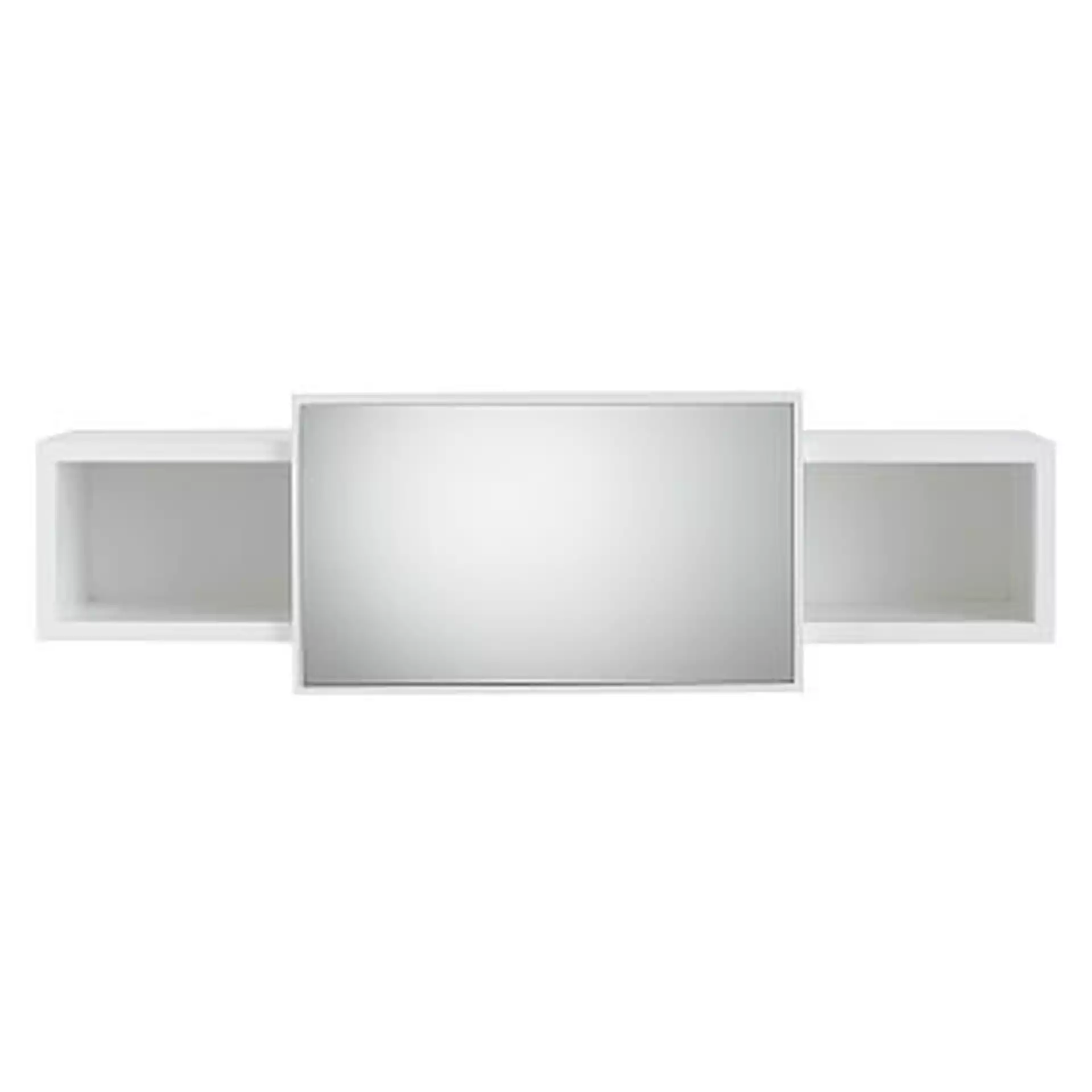 Lane Cubby Mirror Shelves, White, WE Kids