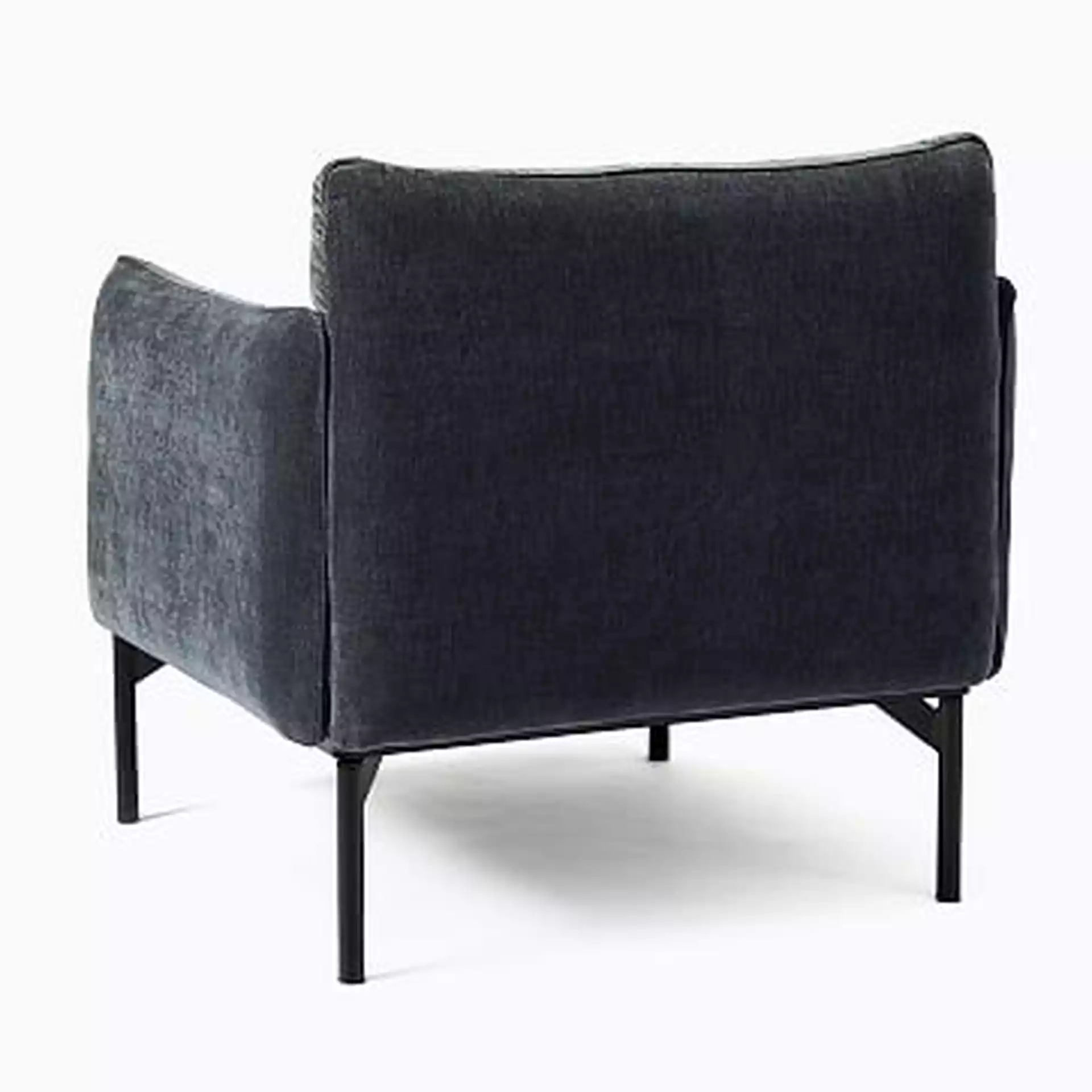 Penn Chair, Modern Chenille, Slate Black