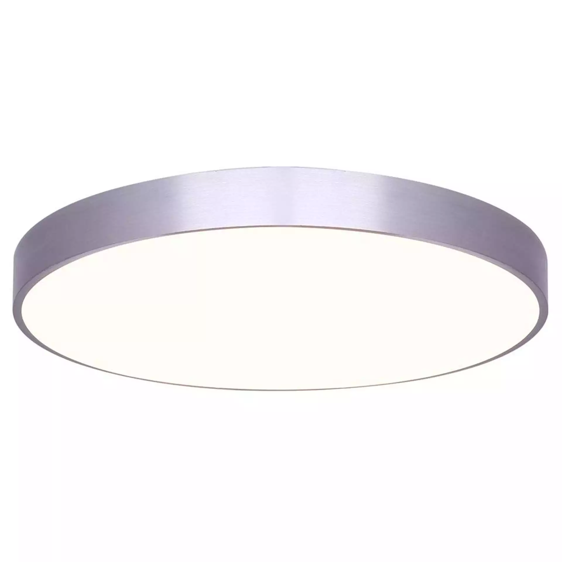 CANARM Low Profile Edgeless 5 in. Brushed Nickel Integrated LED Flush Mount