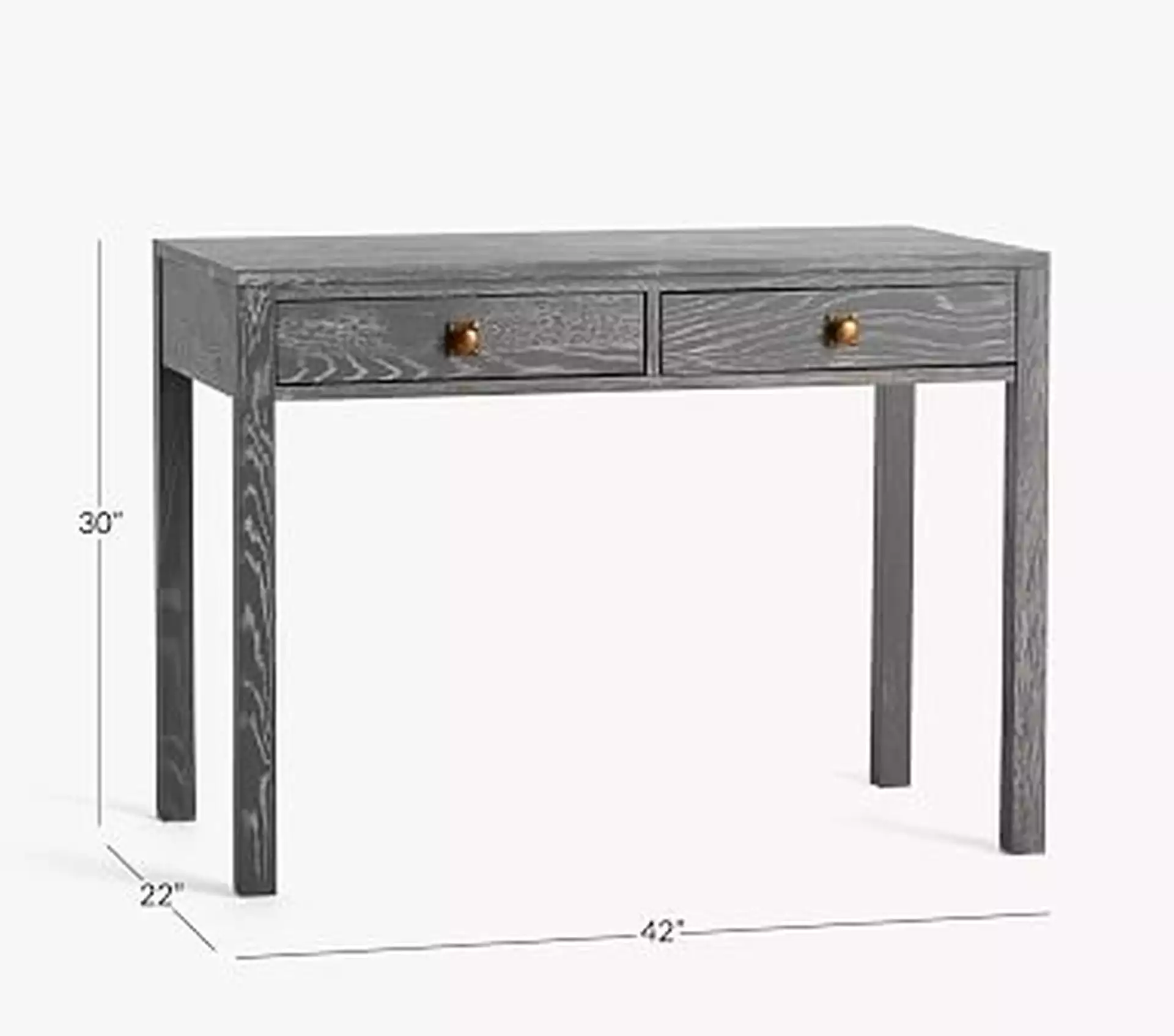 Charlie Writing Desk, Weathered Navy, In-Home Delivery