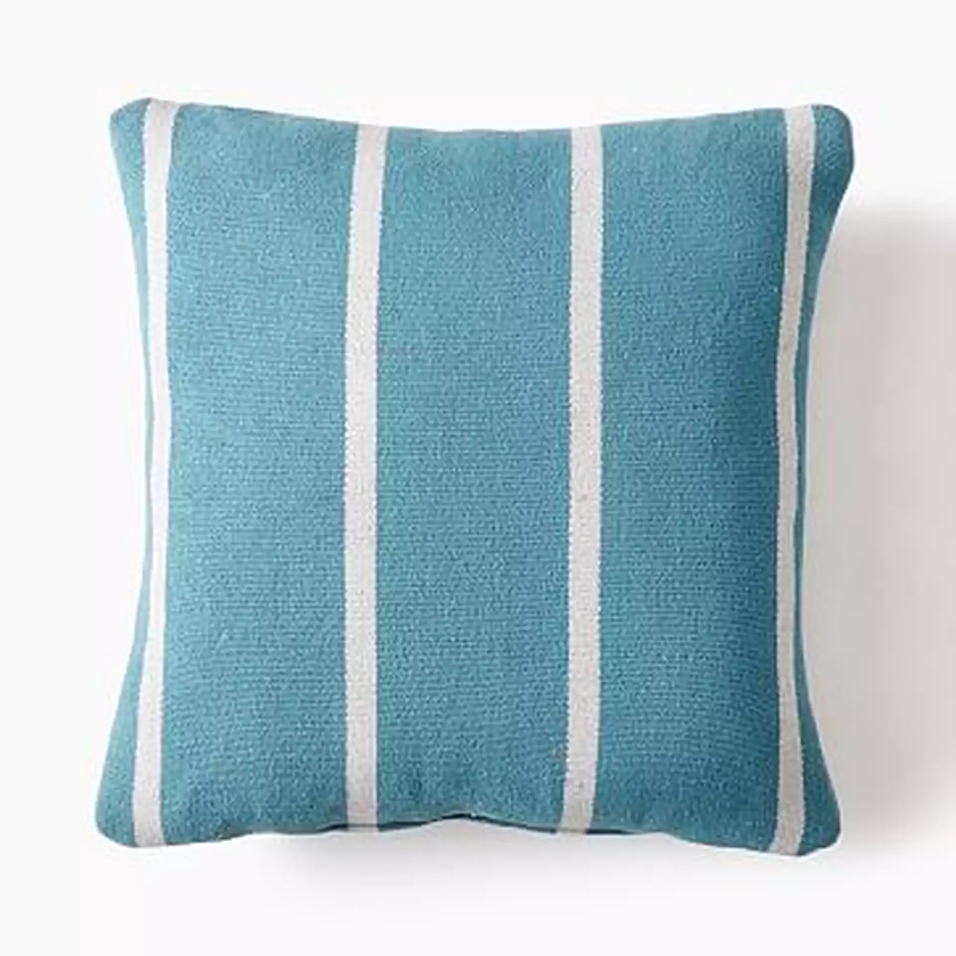 Outdoor Simple Stripe Pillow, 20"x20", Camel