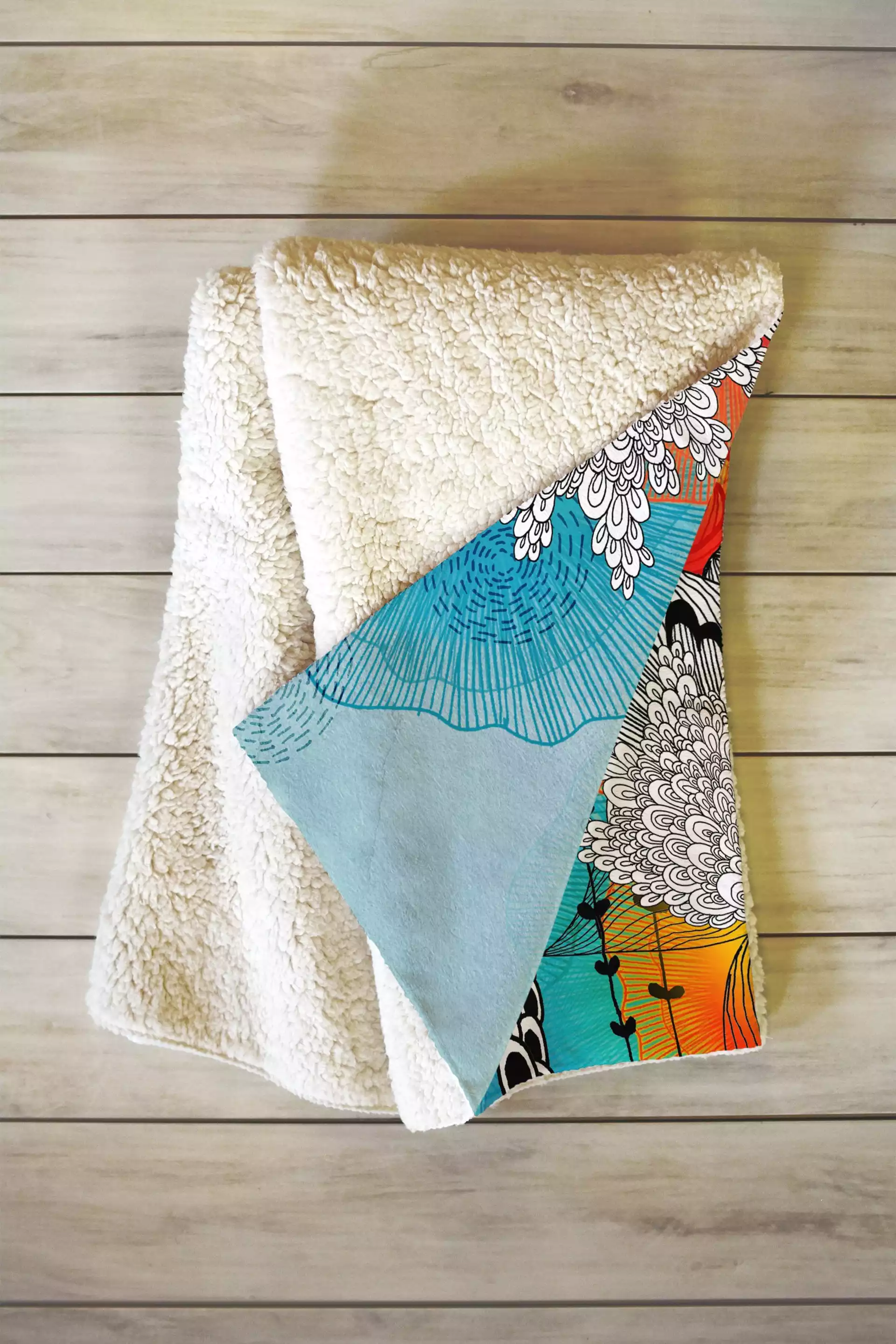 Iveta Abolina Coral Fleece Throw Blanket - Medium 60" x 50"