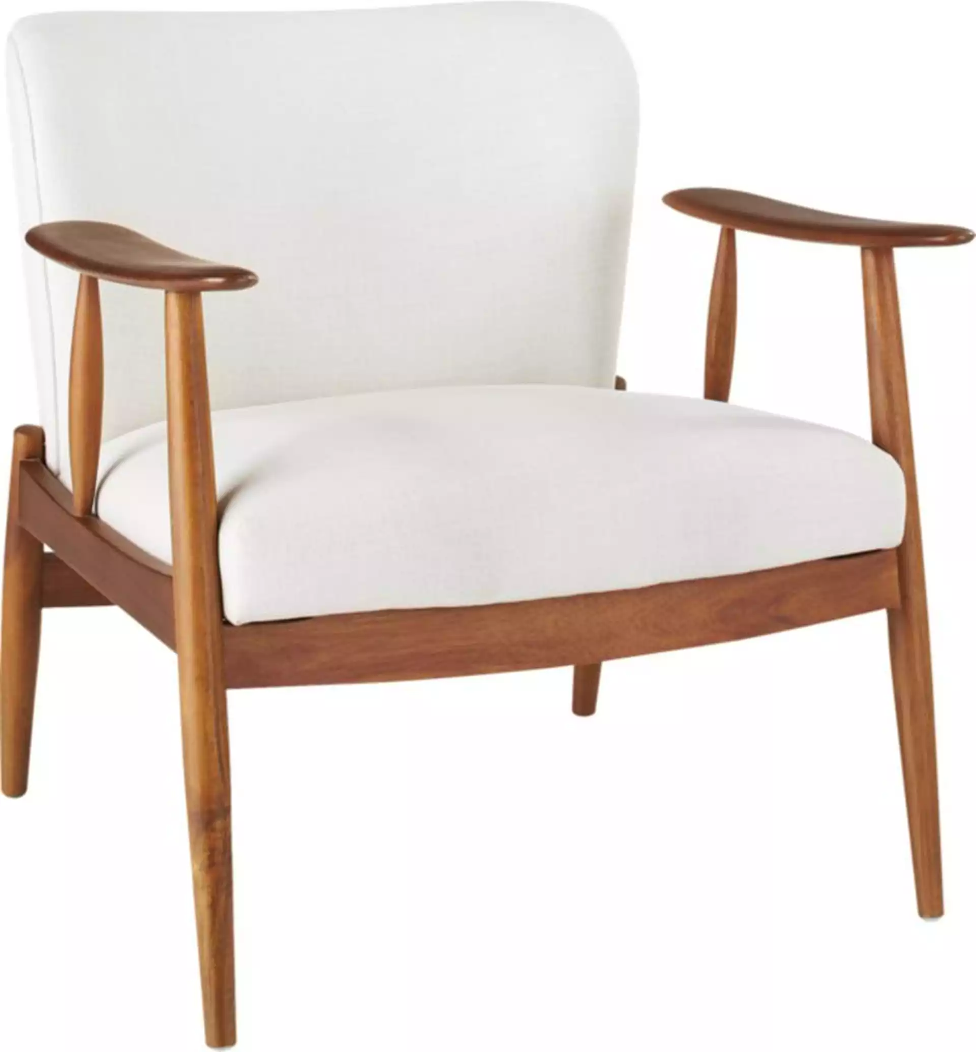 Troubadour Wood Frame Chair, Natural