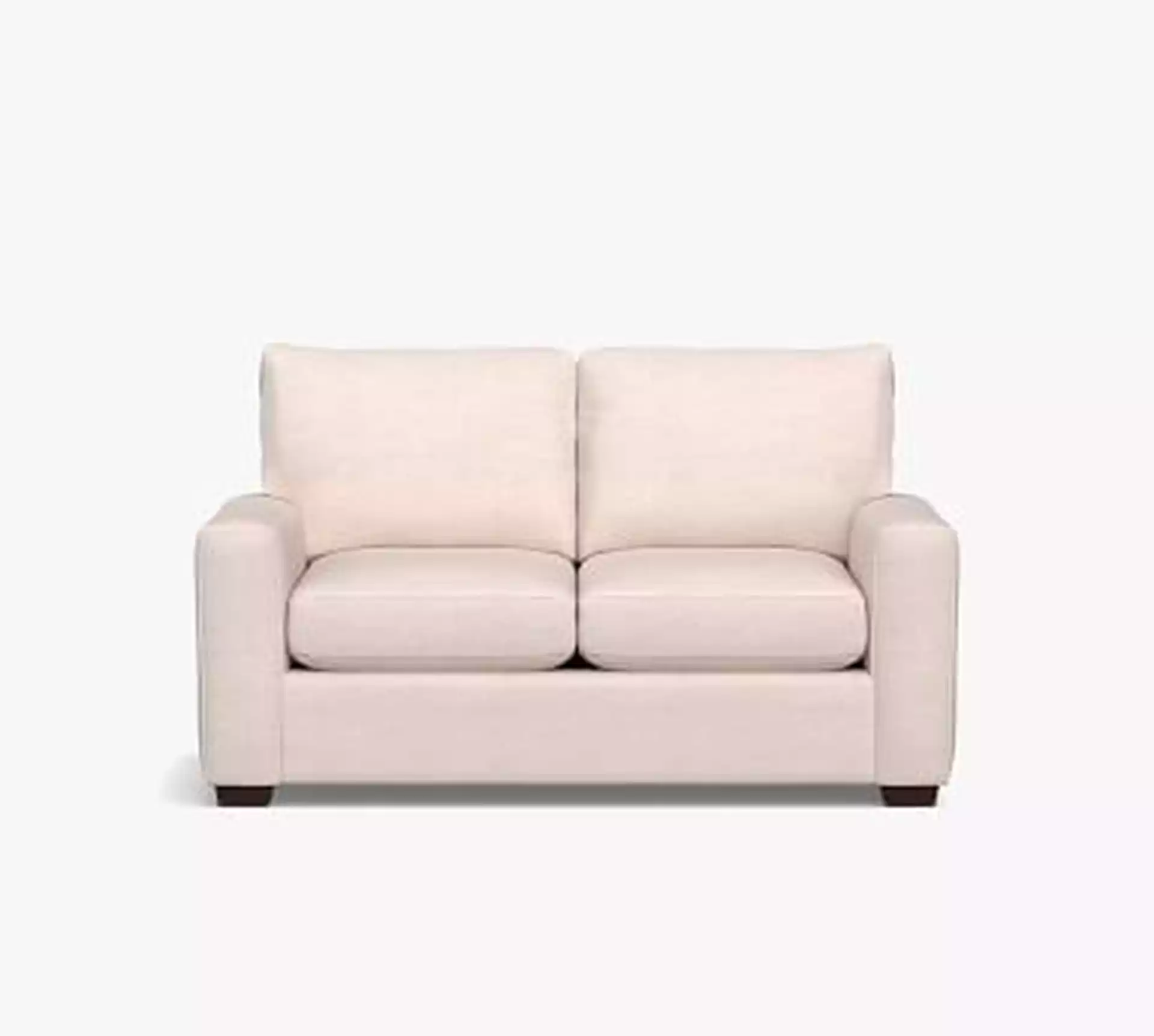 Pearce Modern Square Arm Upholstered Grand Sofa 84" Down Blend Wrapped Cushions, Performance Everydayvelvet(TM) Navy