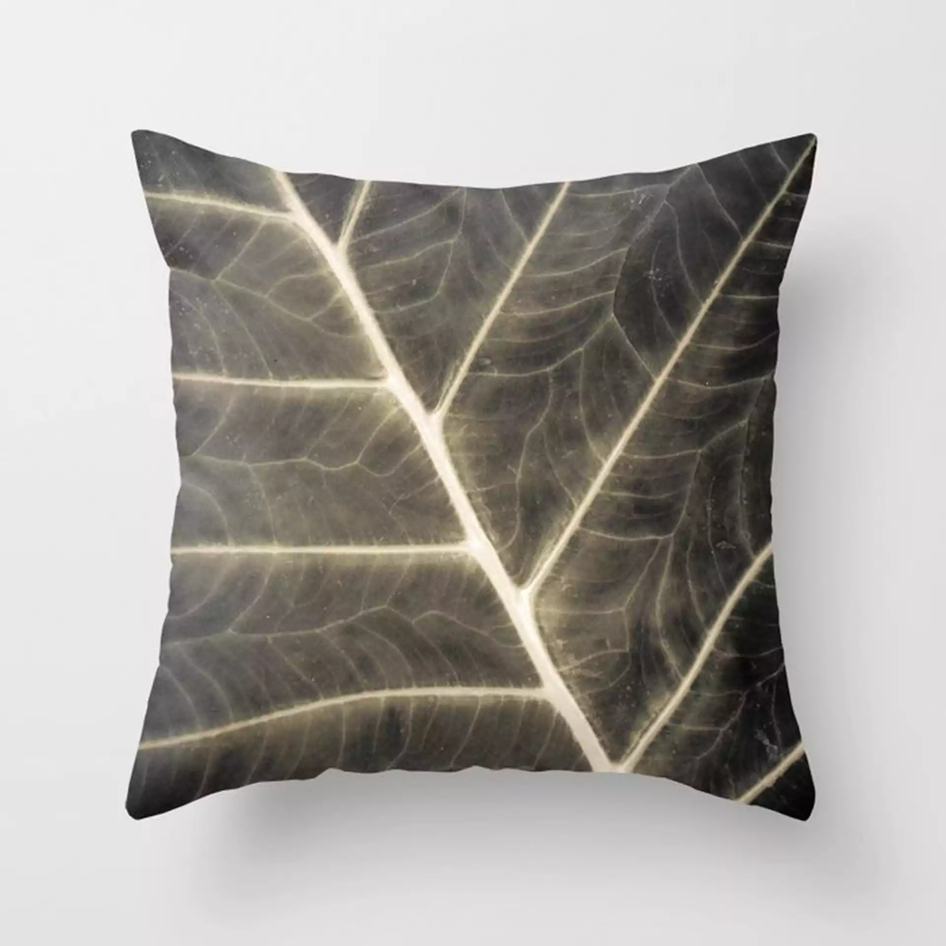 Leaf Patterns Couch Throw Pillow by Olivia Joy St.claire - Cozy Home Decor, - Cover (24" x 24") with pillow insert - Indoor Pillow