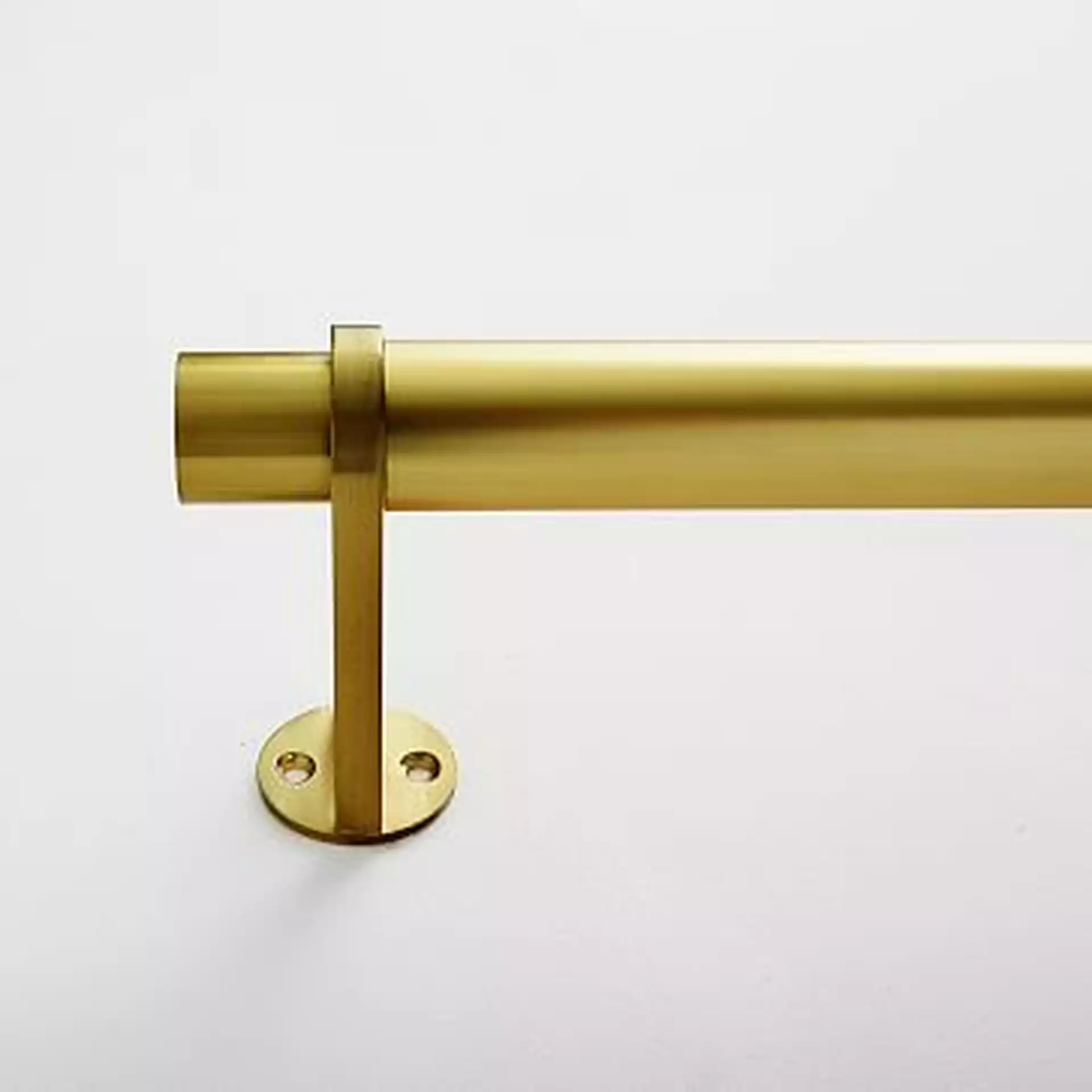 Simple Metal Rod, Antique Brass, 28"-48"