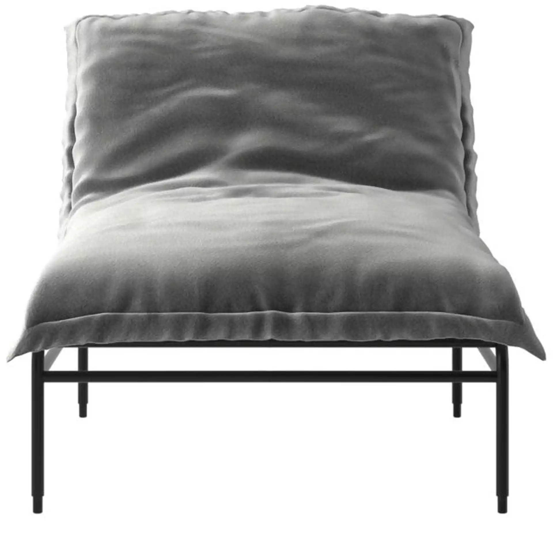 Pillow Lounge Chair Dale Dark Grey