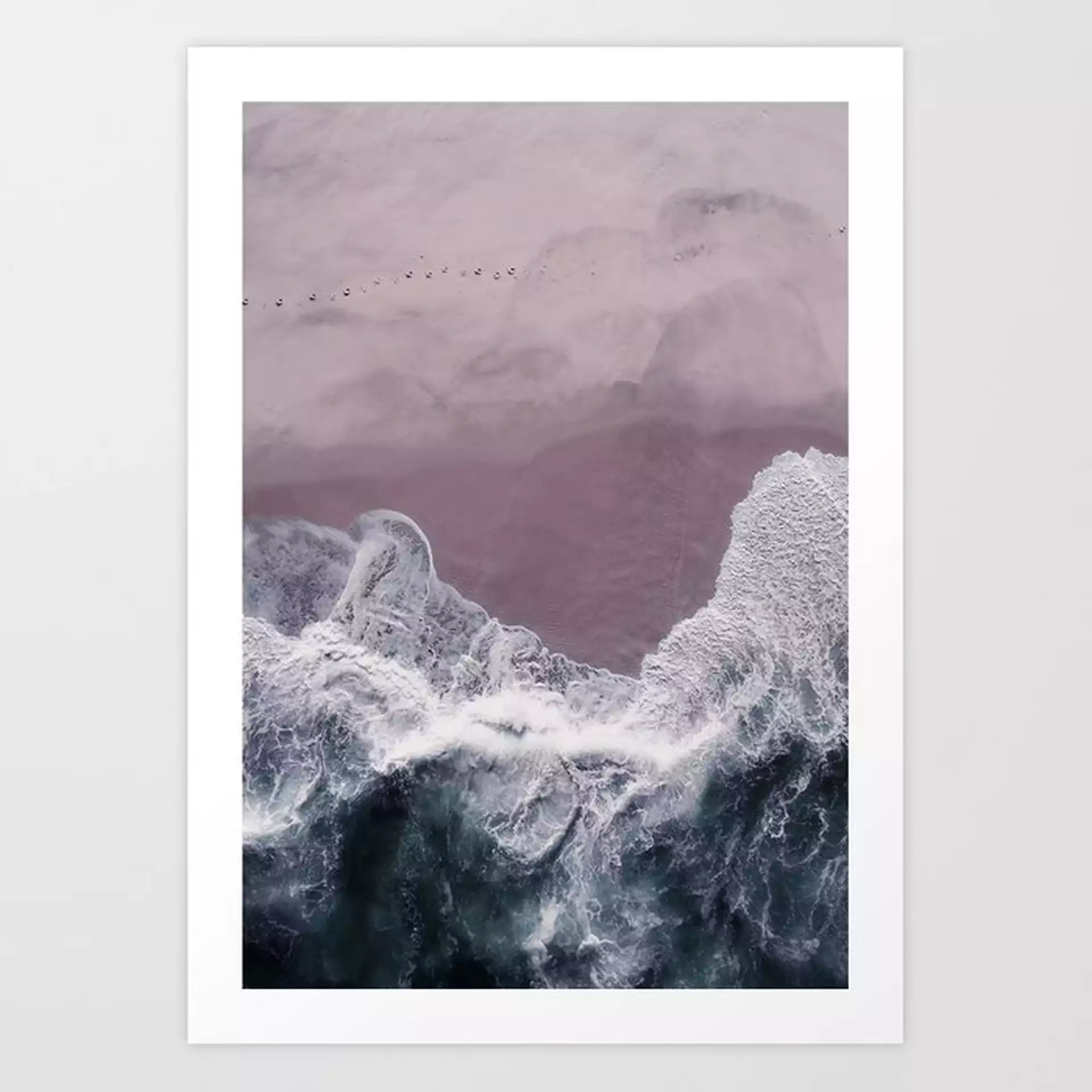 Sands Of Lavender Art Print by Ingrid Beddoes Photography - SMALL