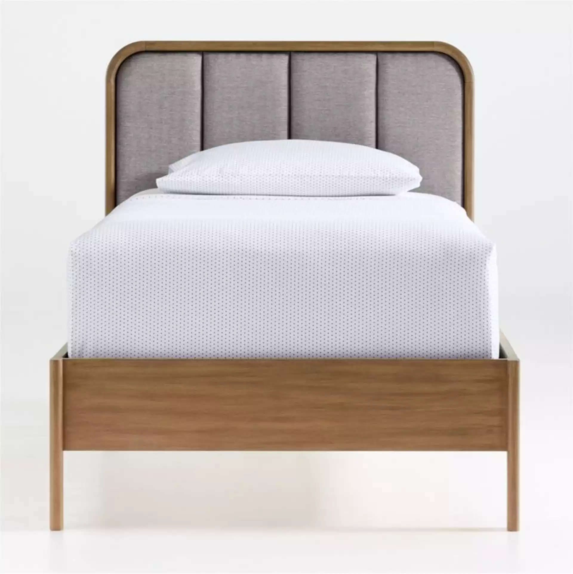 Wes Full Upholstered Wood Bed