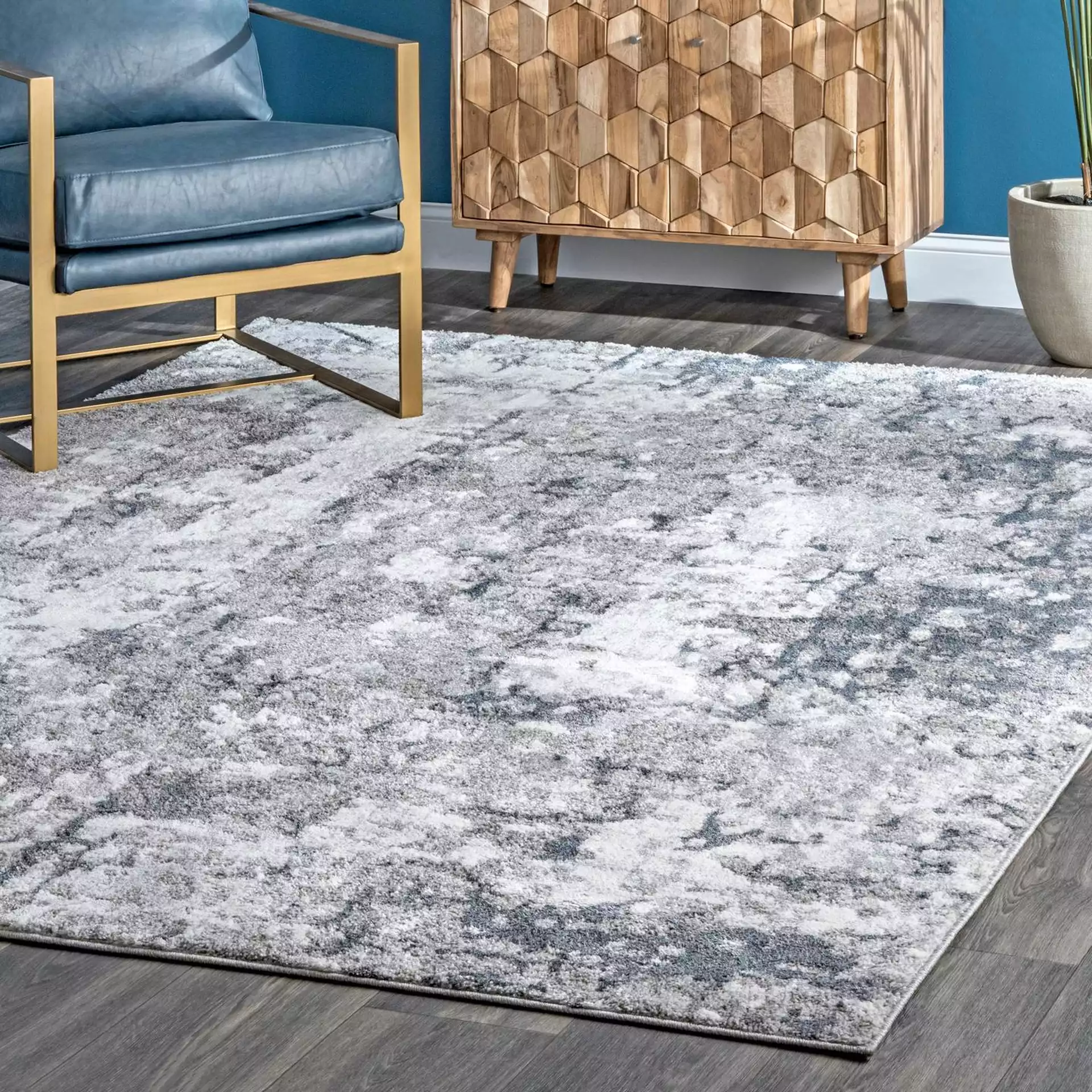  Hope Abstract Canvas Area Rug