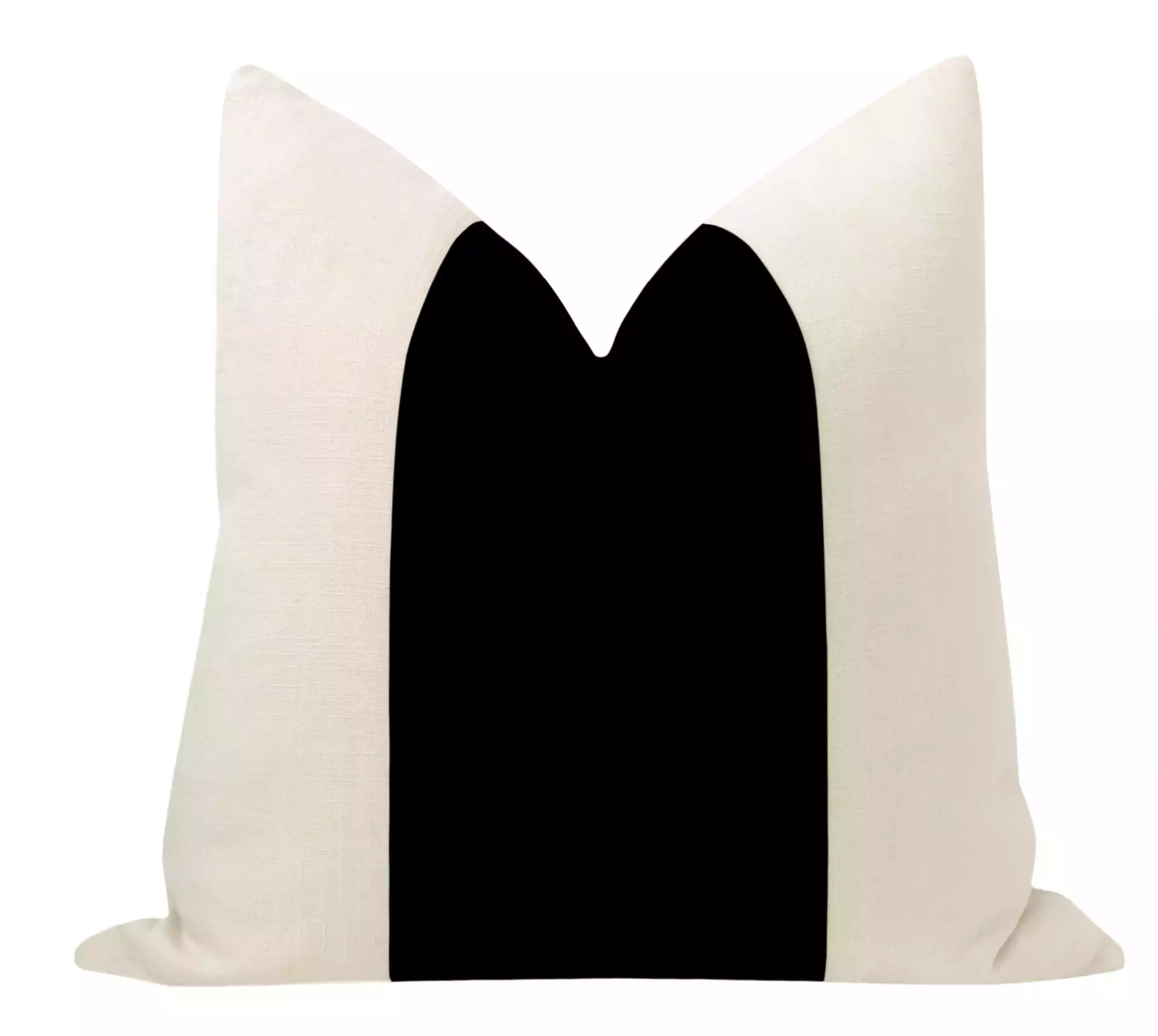 Studio Velvet Pillow Cover, Noir, 18" x 18"