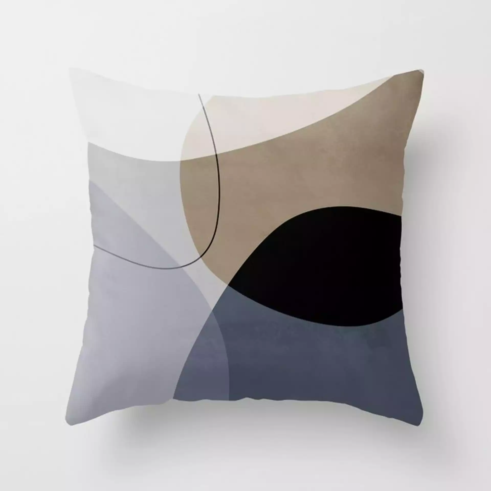 Graphic 210y Couch Throw Pillow by Mareike BaPhmer - Cover (18" x 18") with pillow insert - Indoor Pillow
