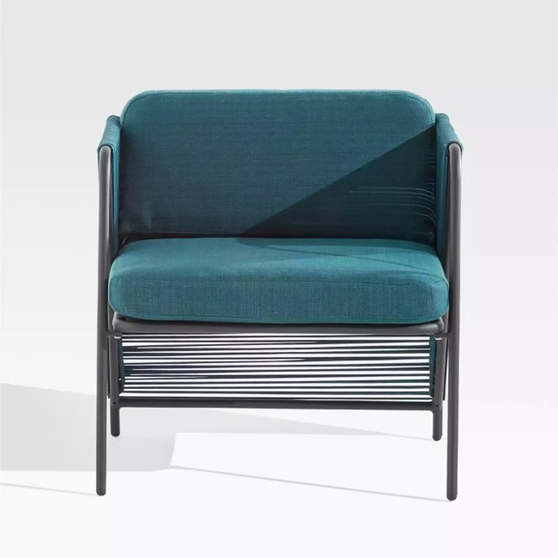 Dorado Teal Small Space Outdoor Lounge Chair