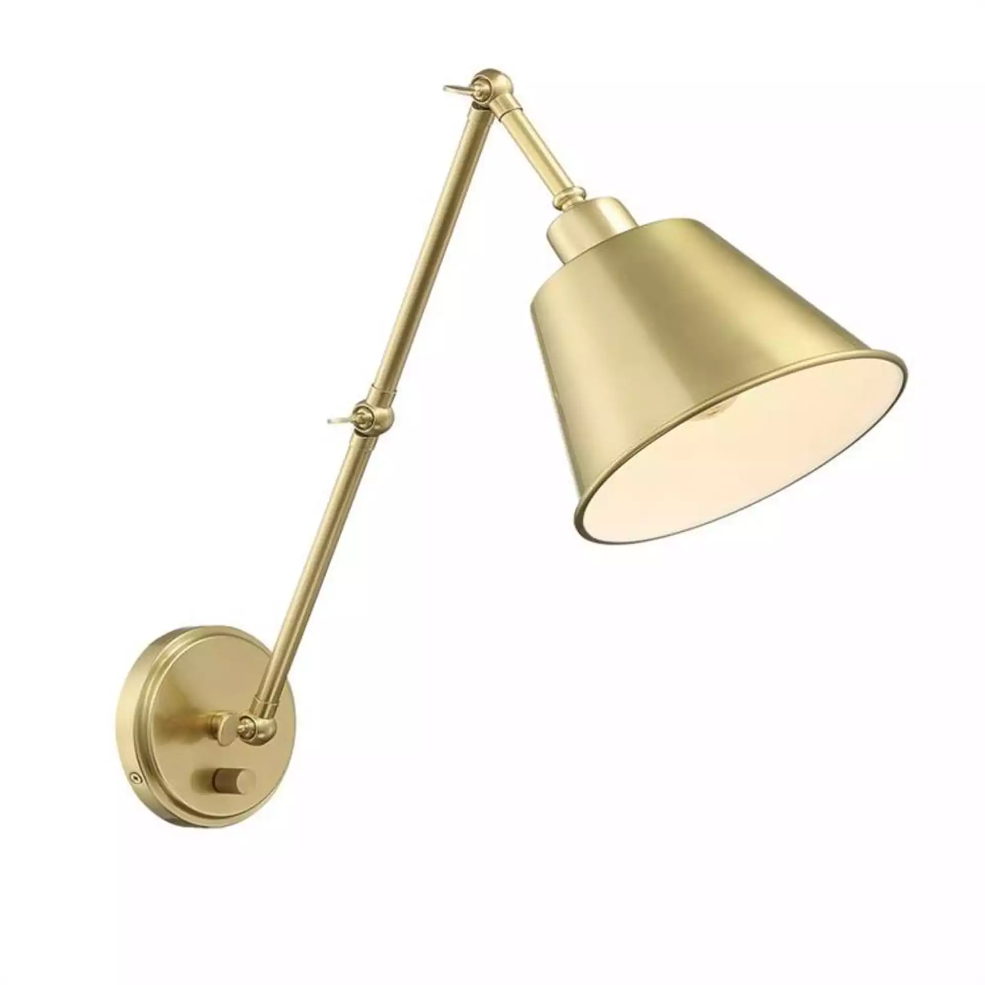 Crystorama Mitchell 1-Light Aged Brass Sconce