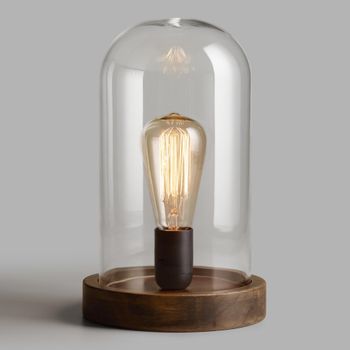 cb2 cloche table lamp