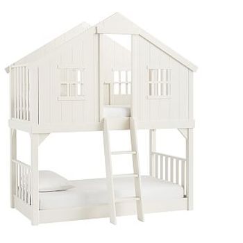 Treehouse Twin Over Bunk Brushed, Tree House Twin Bunk Bed